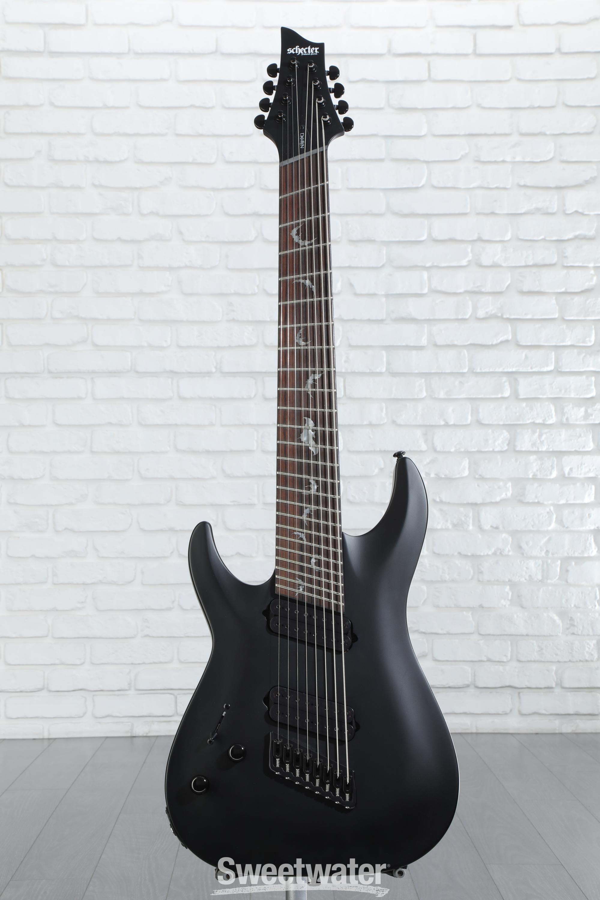 Schecter Damien-8 Multiscale Left-handed 8-string Electric Guitar