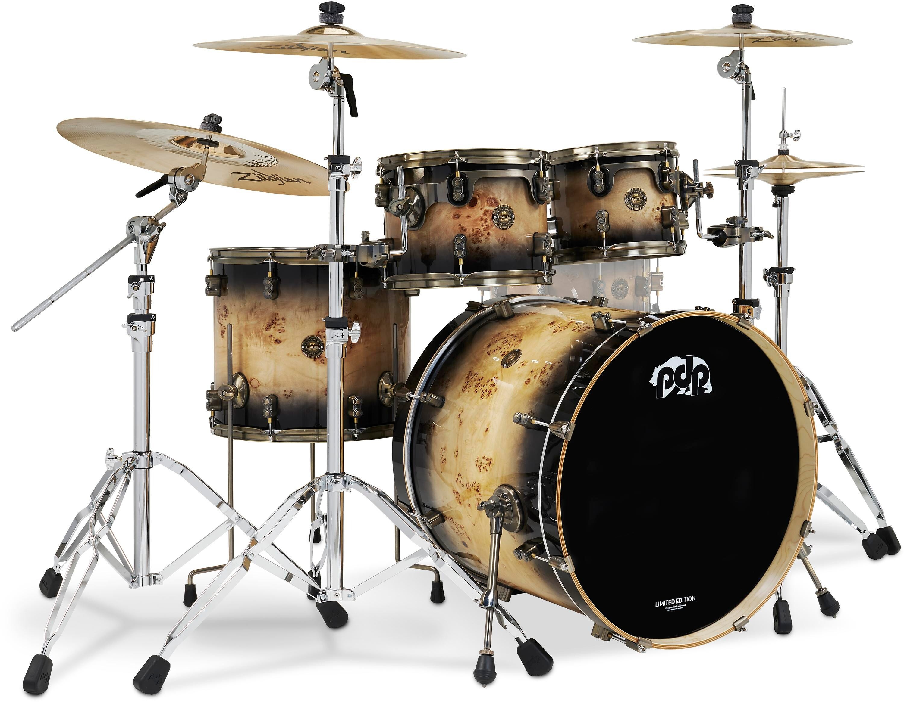 PDP Concept Limited Mapa Burl 4-piece Shell Pack - Mapa Burl to