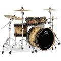 Photo of PDP Concept Limited Mapa Burl 4-piece Shell Pack - Mapa Burl to Black Burst Lacquer