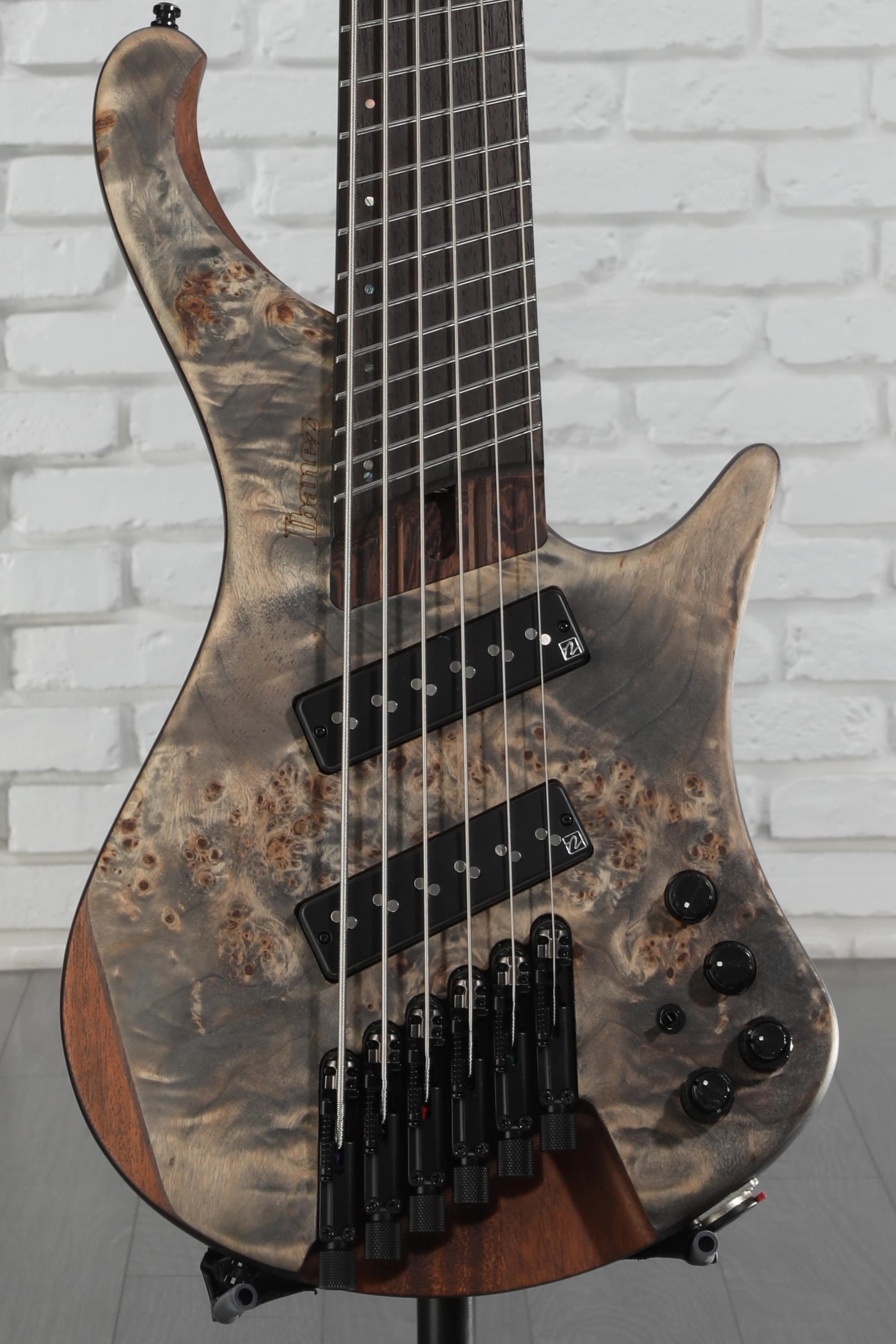 Ibanez Bass Workshop EHB1506MS Bass Guitar - Black Ice Flat