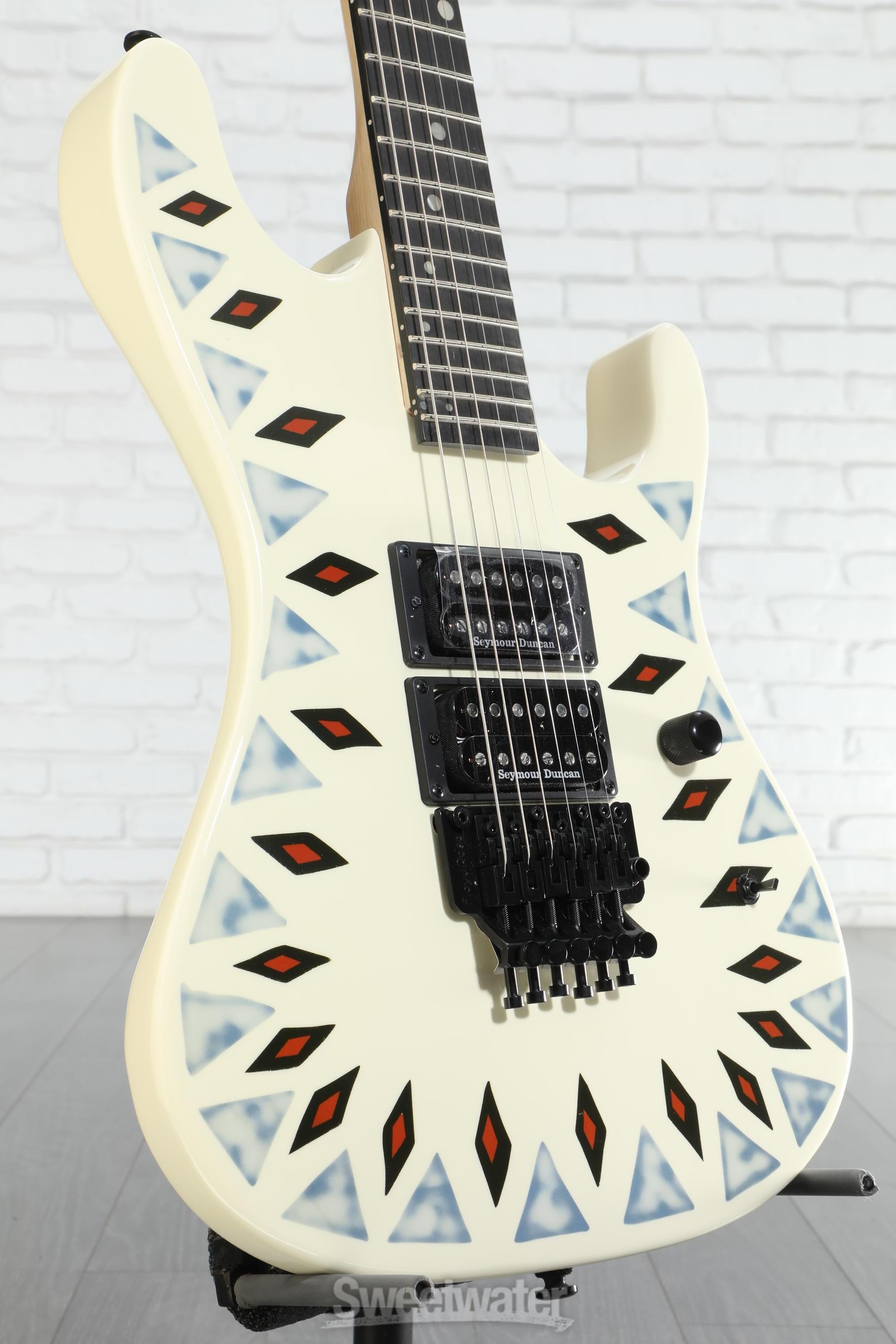 Kramer Nightswan Electric Guitar - Aztec Marble Graphic | Sweetwater