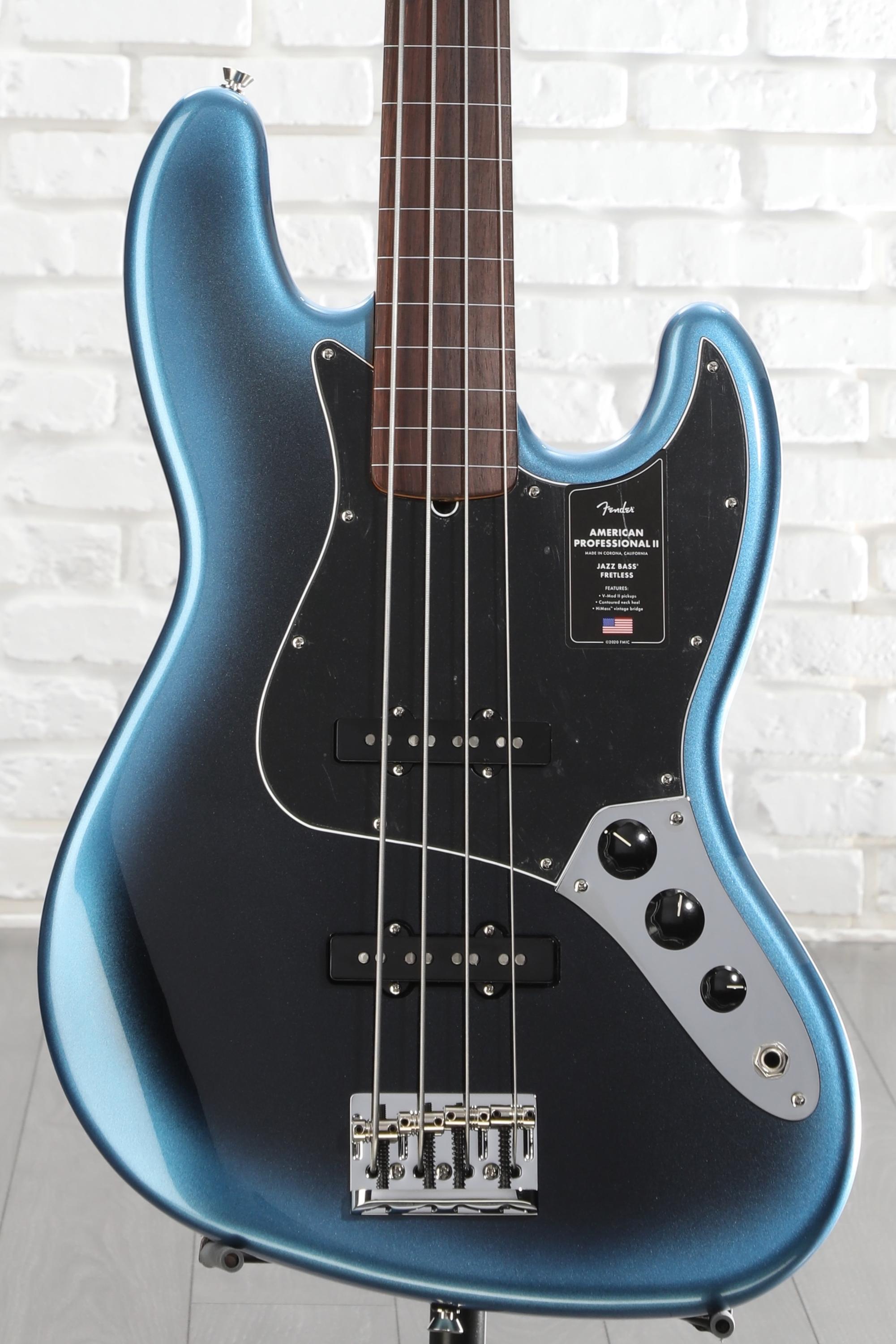 Fender American Professional II Jazz Bass Fretless - Dark Night