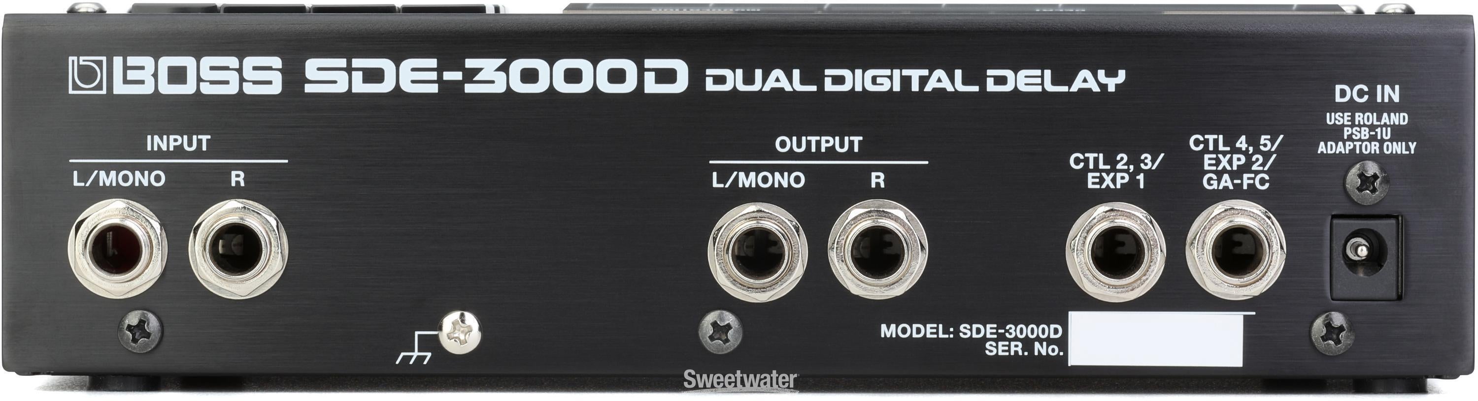 Boss SDE-3000D Dual Digital Delay Pedal | Sweetwater