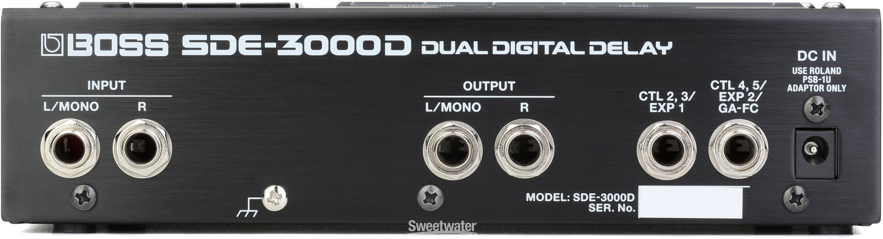 Boss SDE-3000D Dual Digital Delay Pedal Reviews | Sweetwater