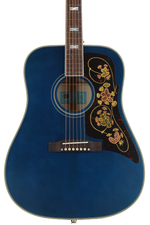 Photo of Epiphone Masterbilt Frontier Acoustic-electric Guitar - Aged Viper Blue, Sweetwater Exclusive