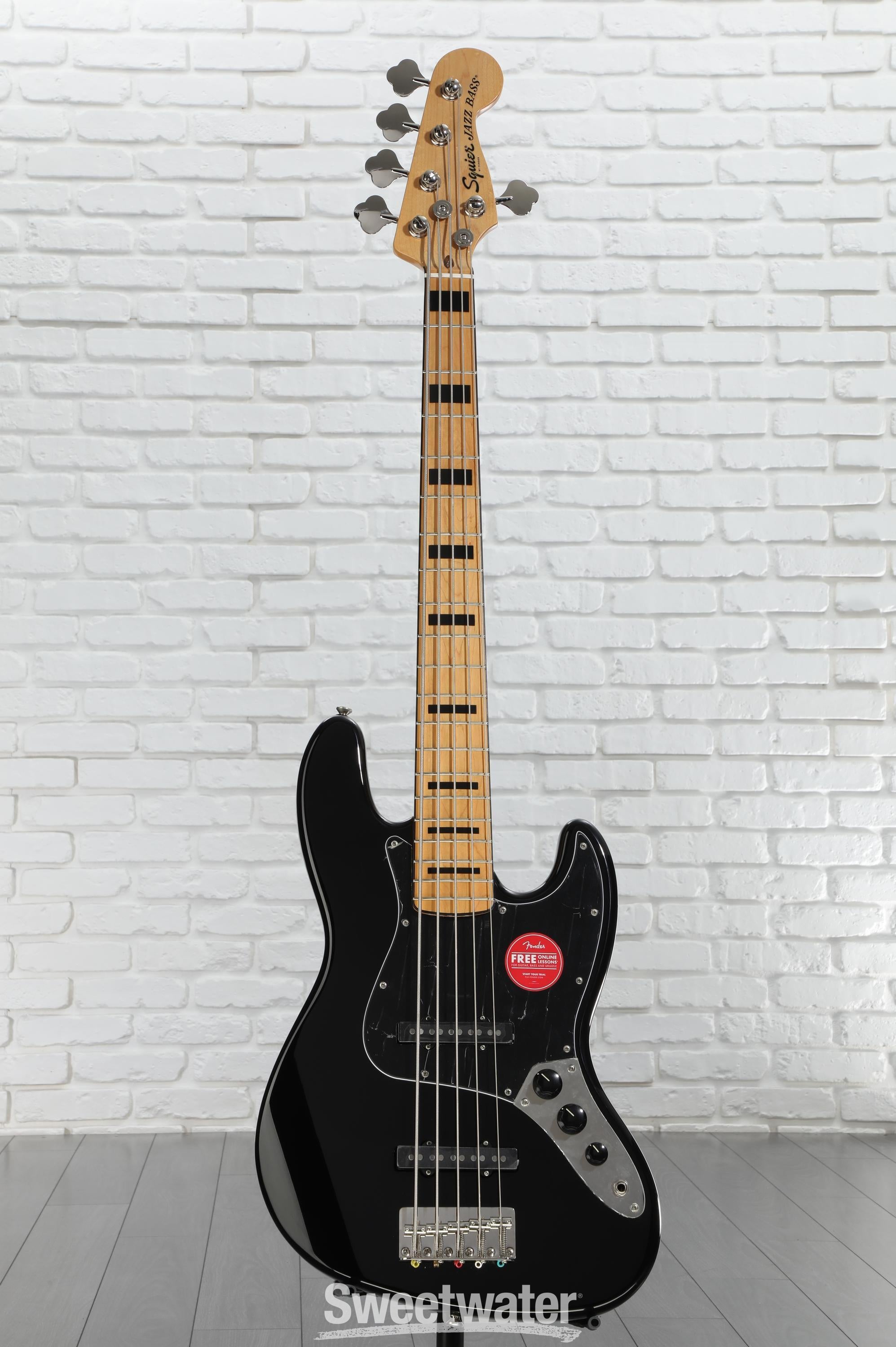 ベース squier classic vibe 70s jazz bass v Squier Classic Vibe '70s Jazz Bass V - Natural with Maple