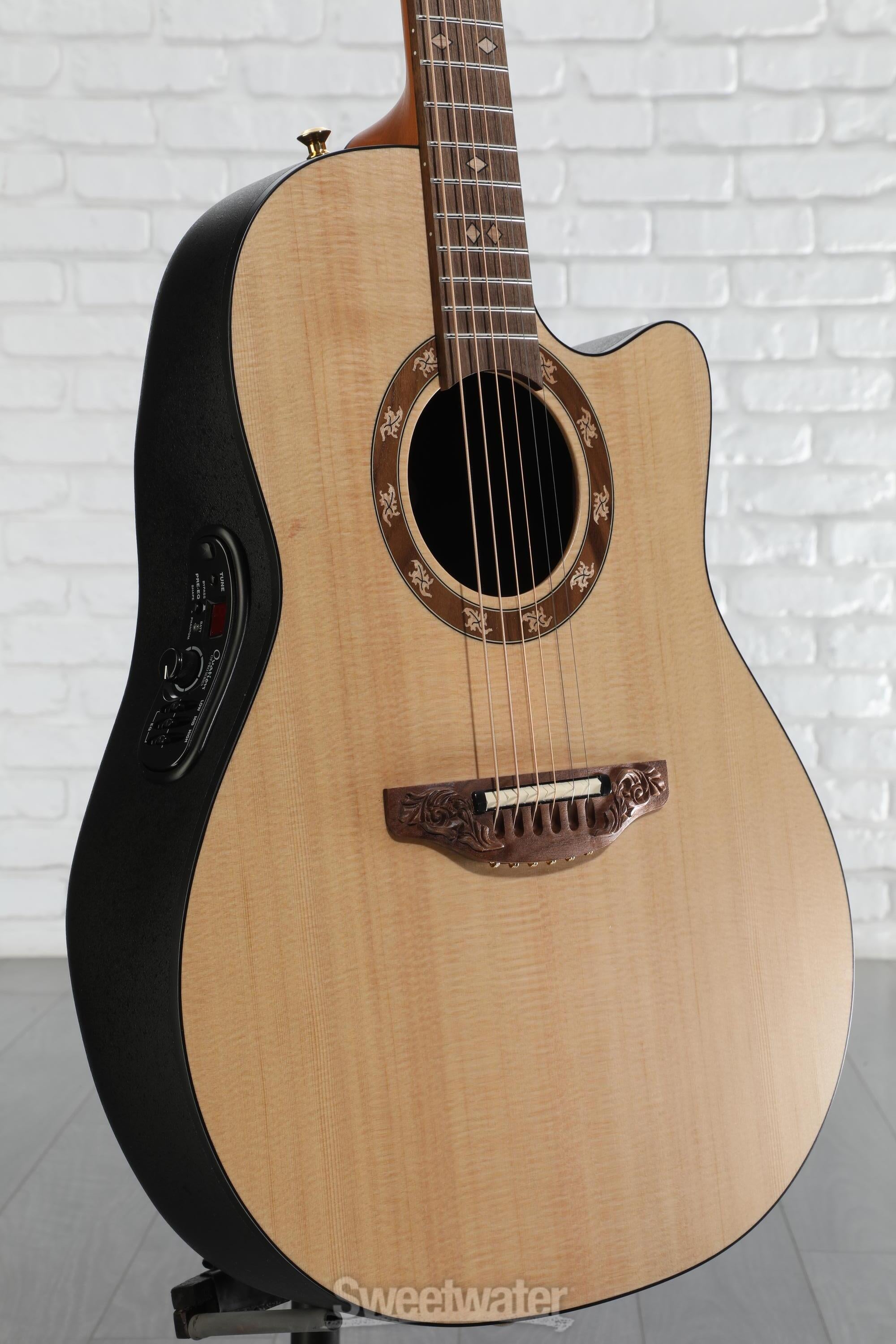 オベーション　カスタムレジェンド　USA Ovation USA Legend Deep Cutaway E-Acoustic Guitar - Natural