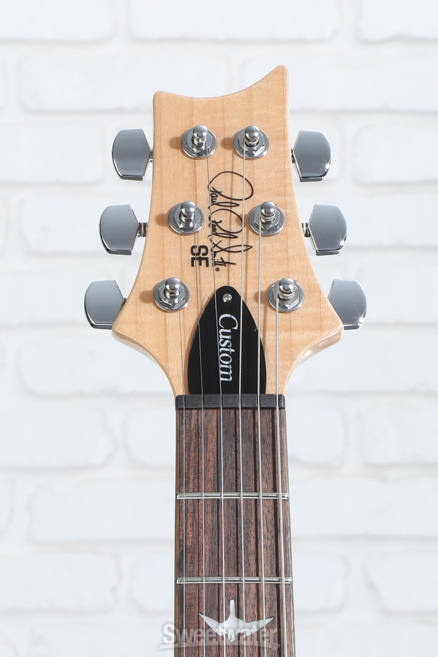 PRS SE Custom 24 Left-handed Electric Guitar - Turquoise | Sweetwater