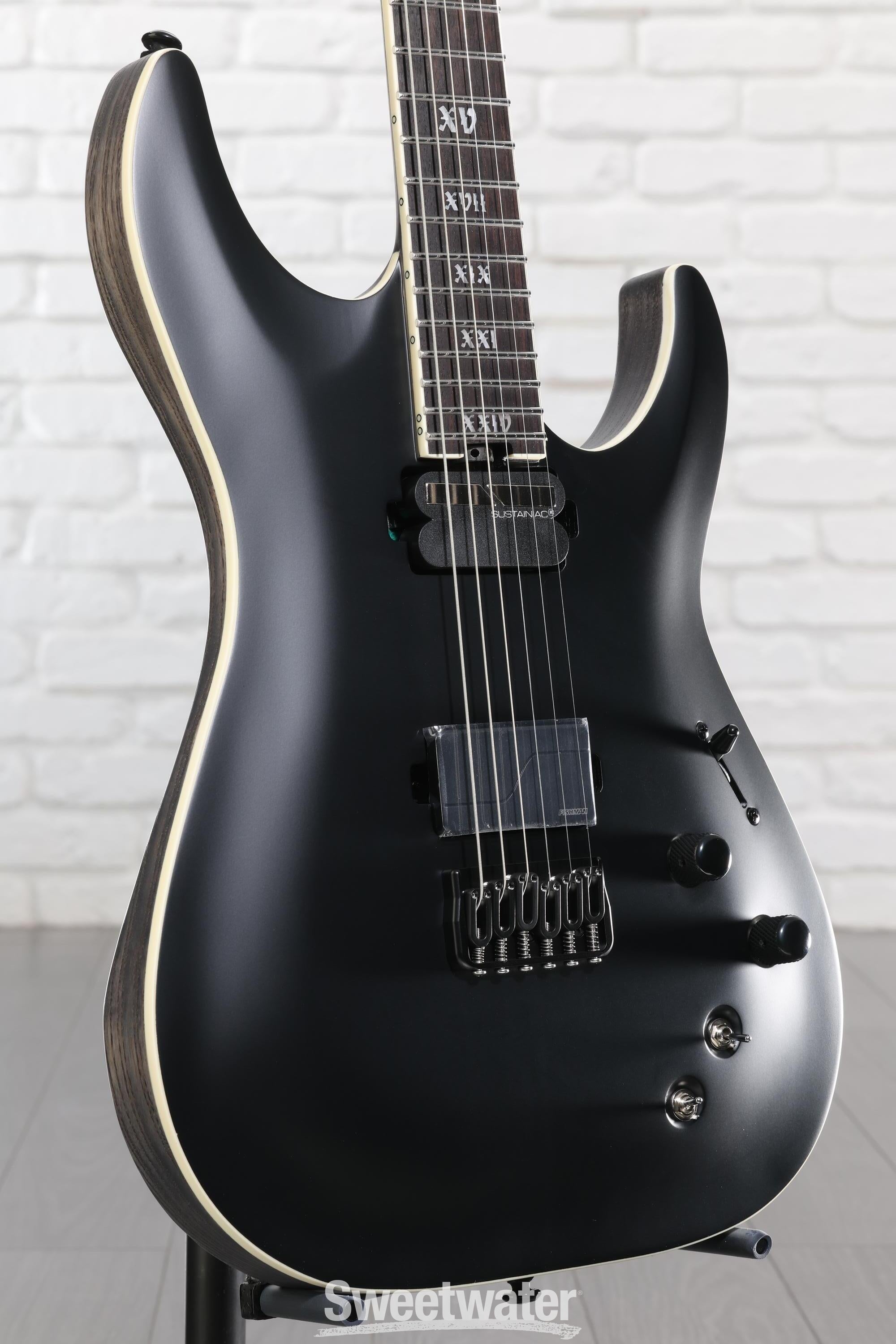 Schecter C-1 HT S SLS Evil Twin Electric Guitar - Satin Black