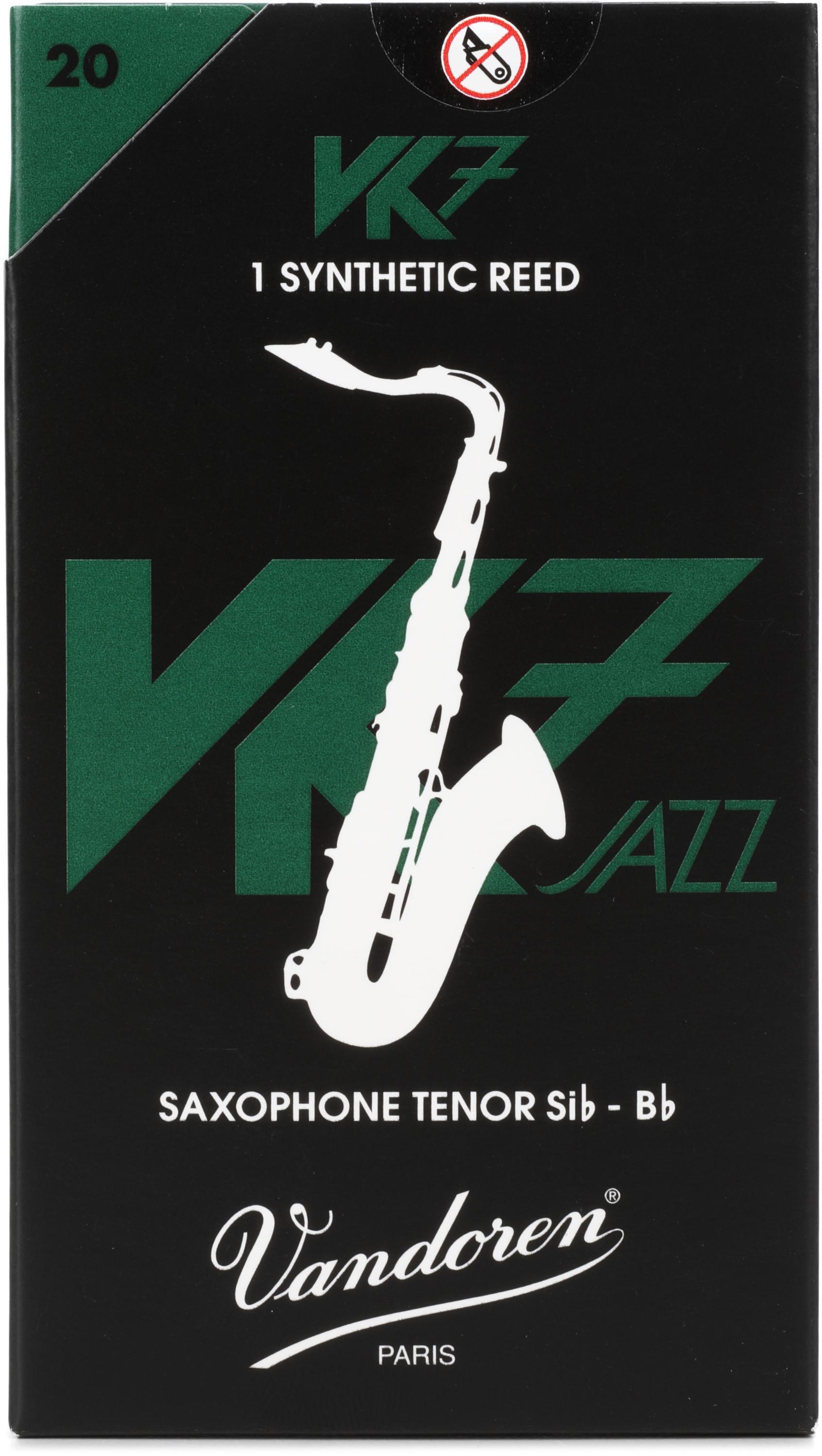 Photo of Vandoren VK7 Synthetic Tenor Saxophone Reed - 20