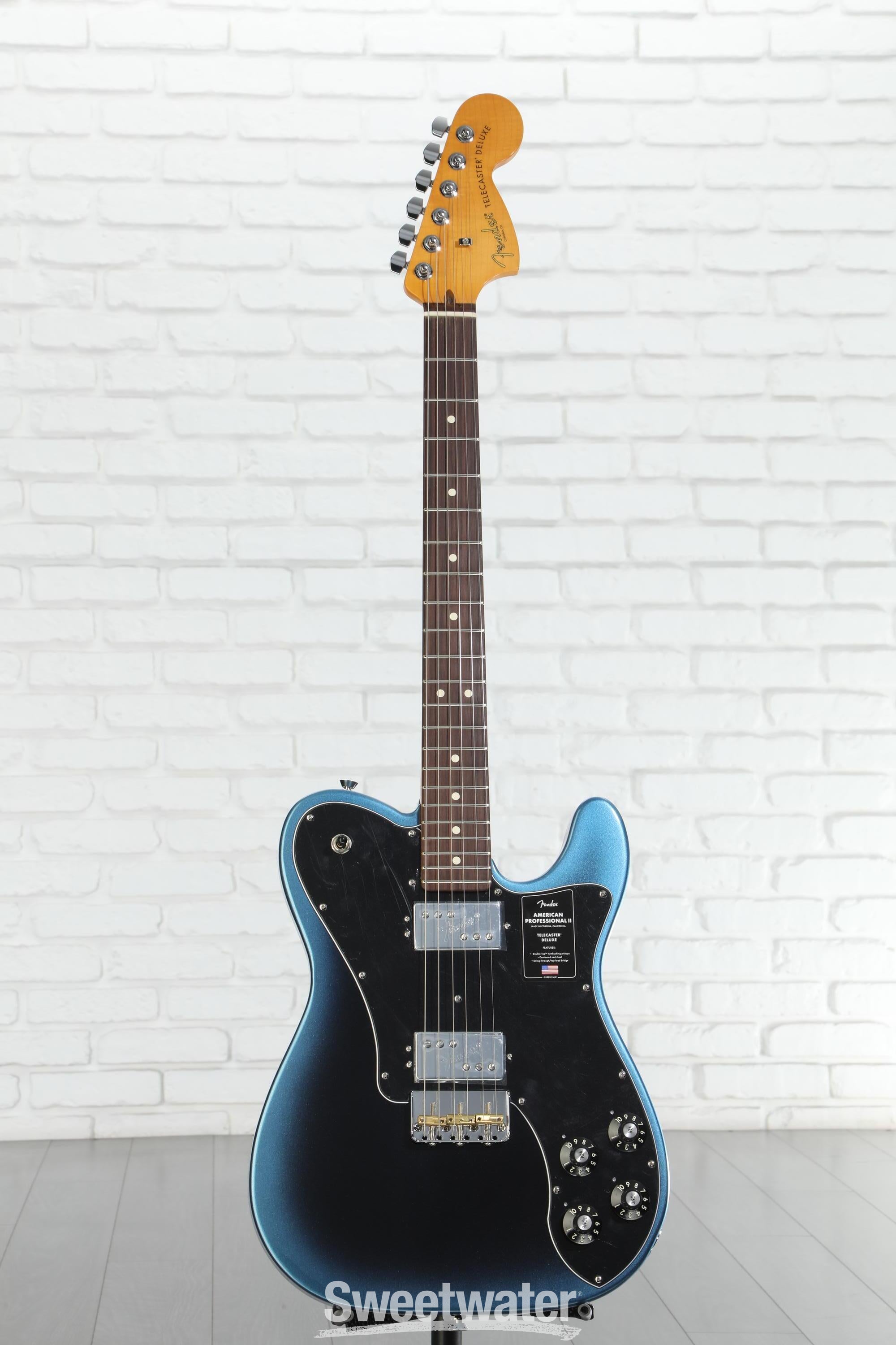 ギター American pro ii telecaster deluxe Fender American Professional II Telecaster Deluxe - Dark Night