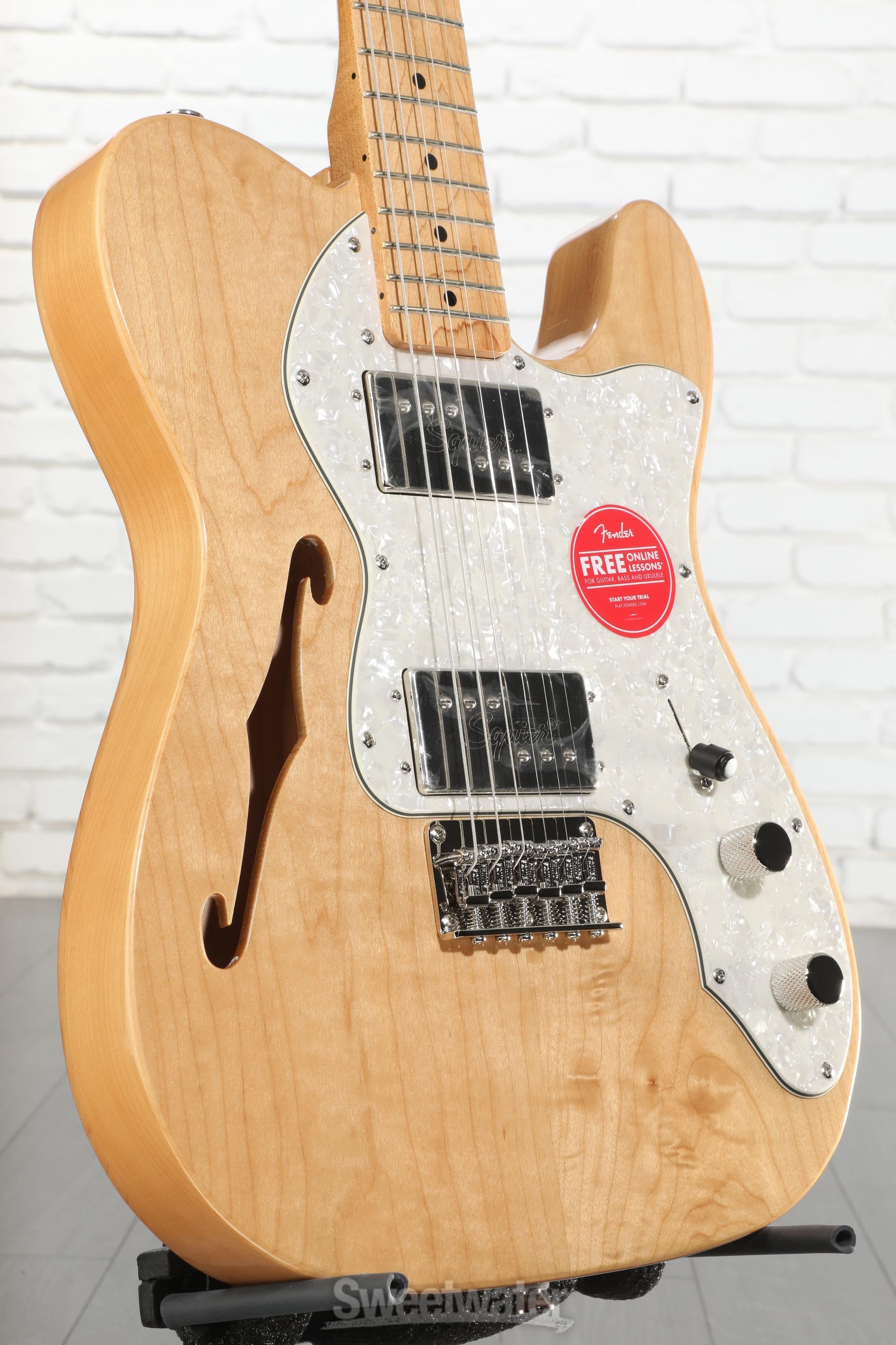 Squier Classic Vibe '70s Telecaster Thinline - Natural | Sweetwater