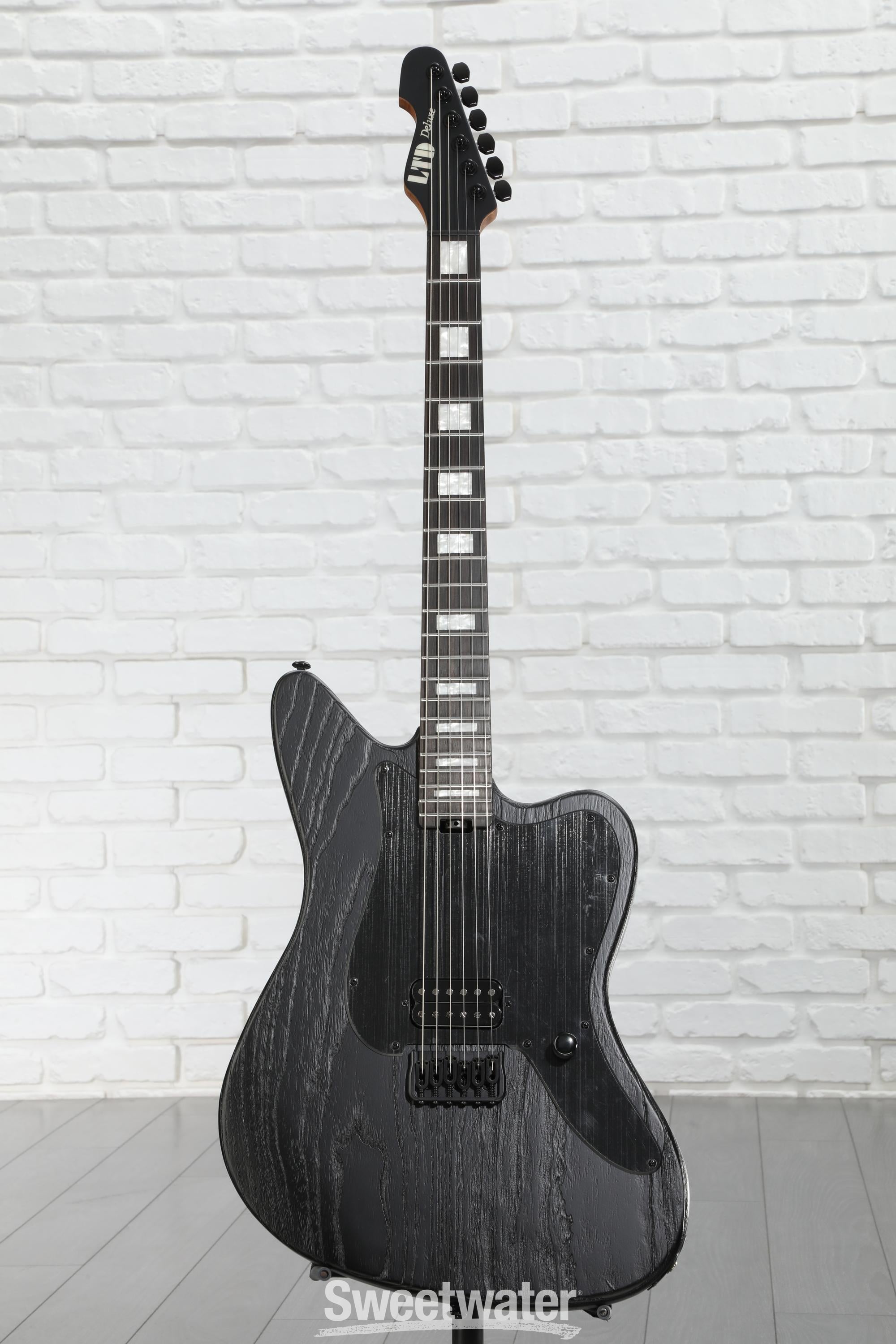 ESP LTD XJ-1 HT Electric Guitar - Black Blast | Sweetwater