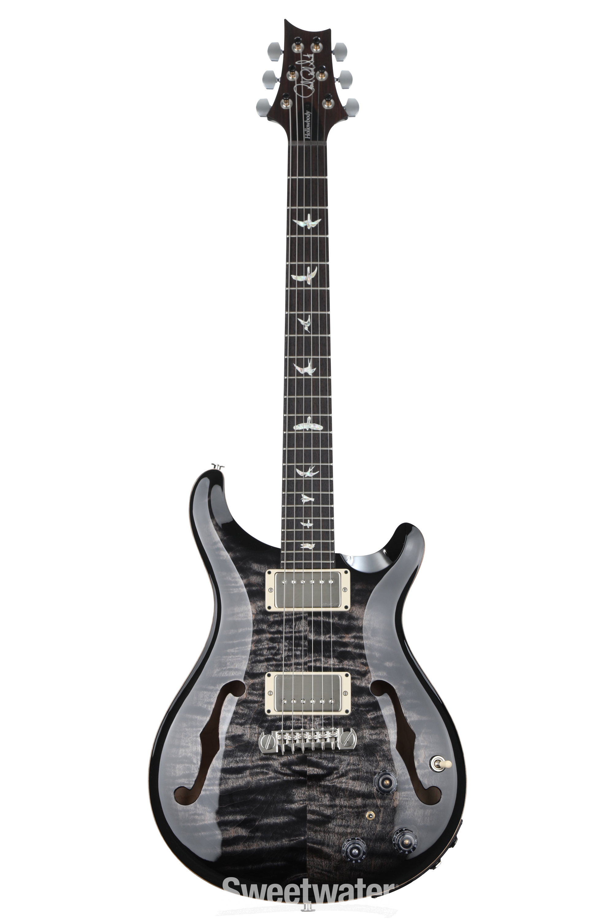 ギター PRS SE Hollowbody II Charcoal Burst PRS Hollowbody II Piezo Electric Guitar - Charcoal Burst
