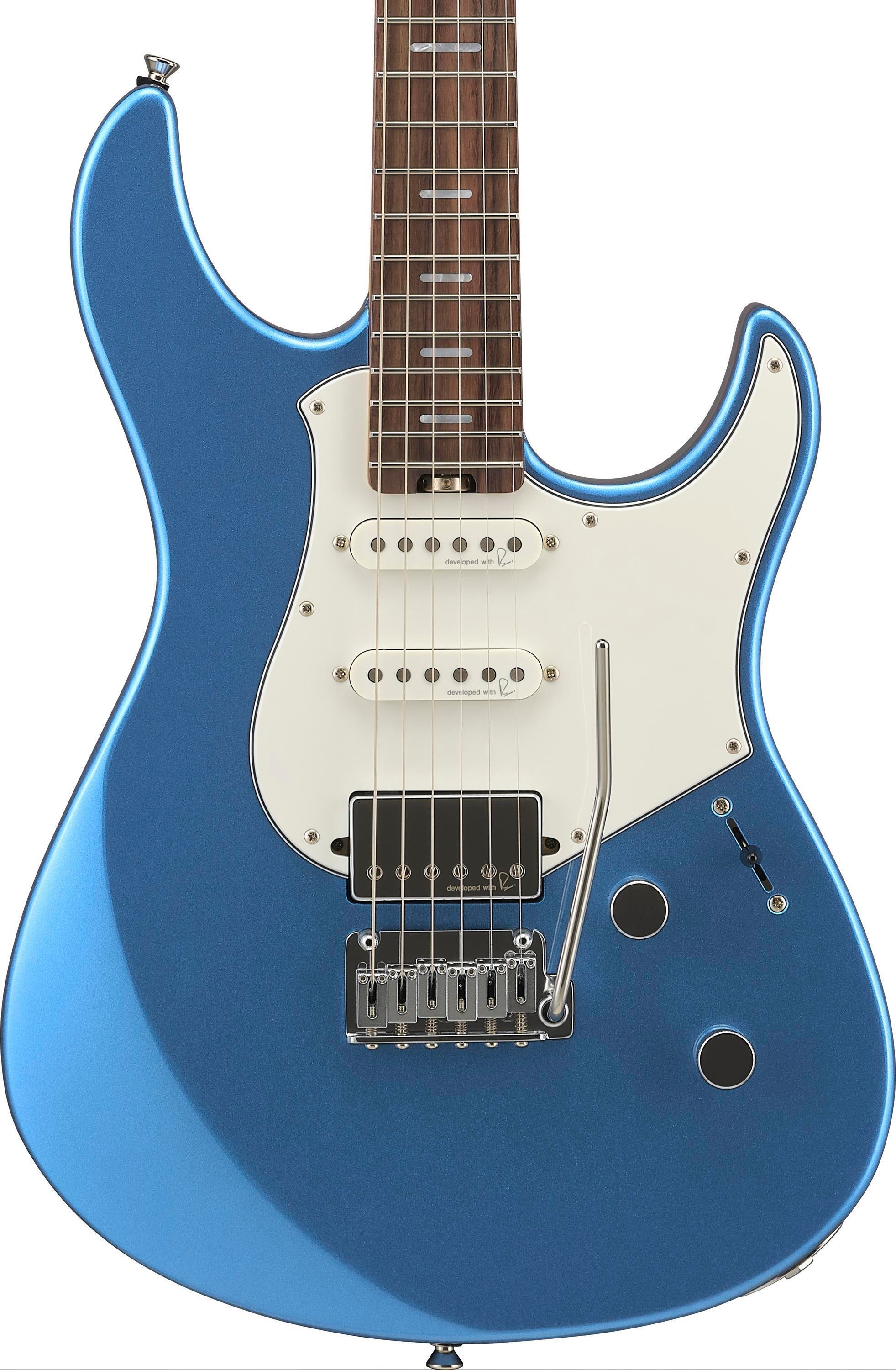 Yamaha blue store electric guitar