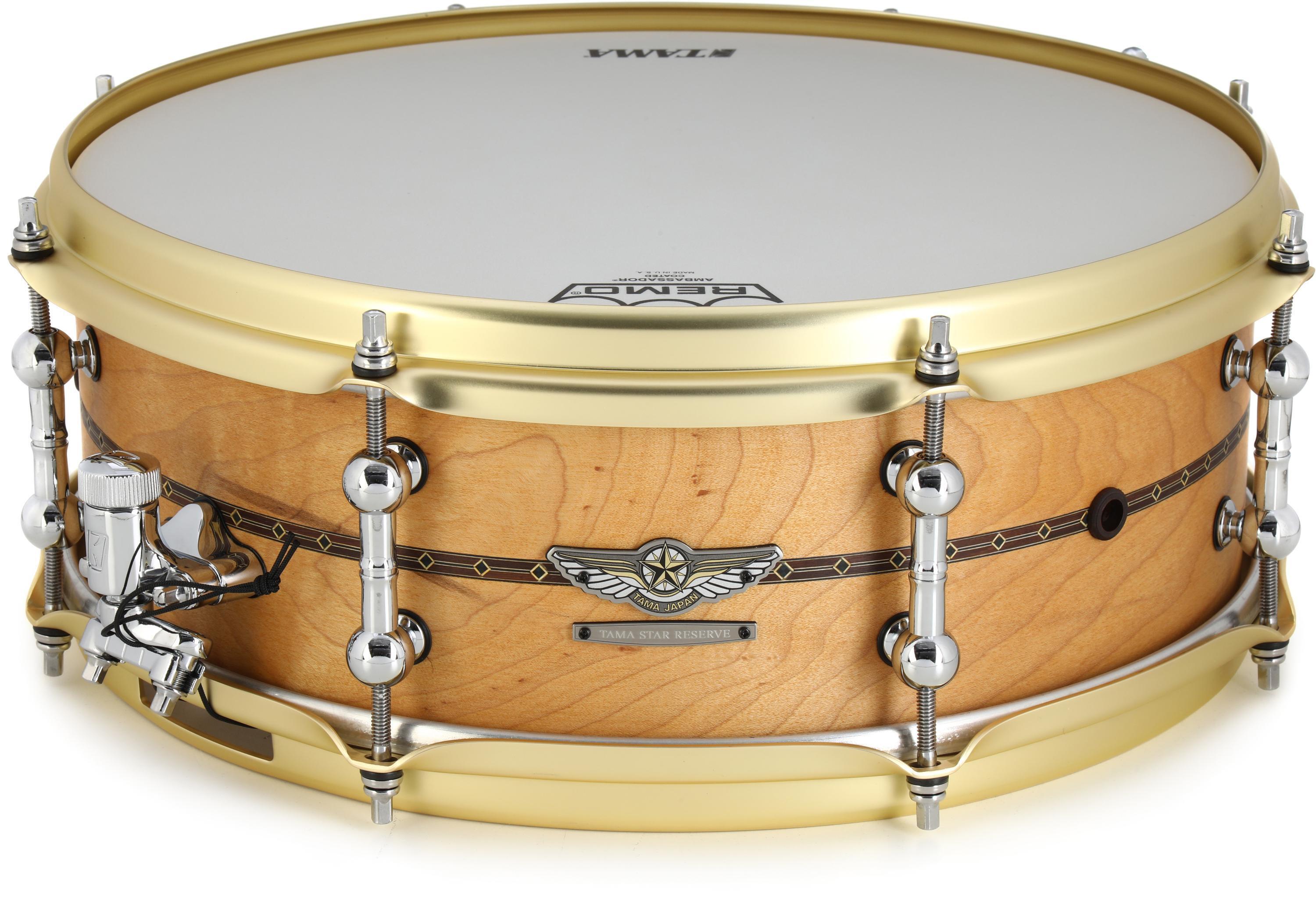 Tama Star Reserve Maple Snare Drum - 5 x 14-inch - Oiled Natural |  Sweetwater