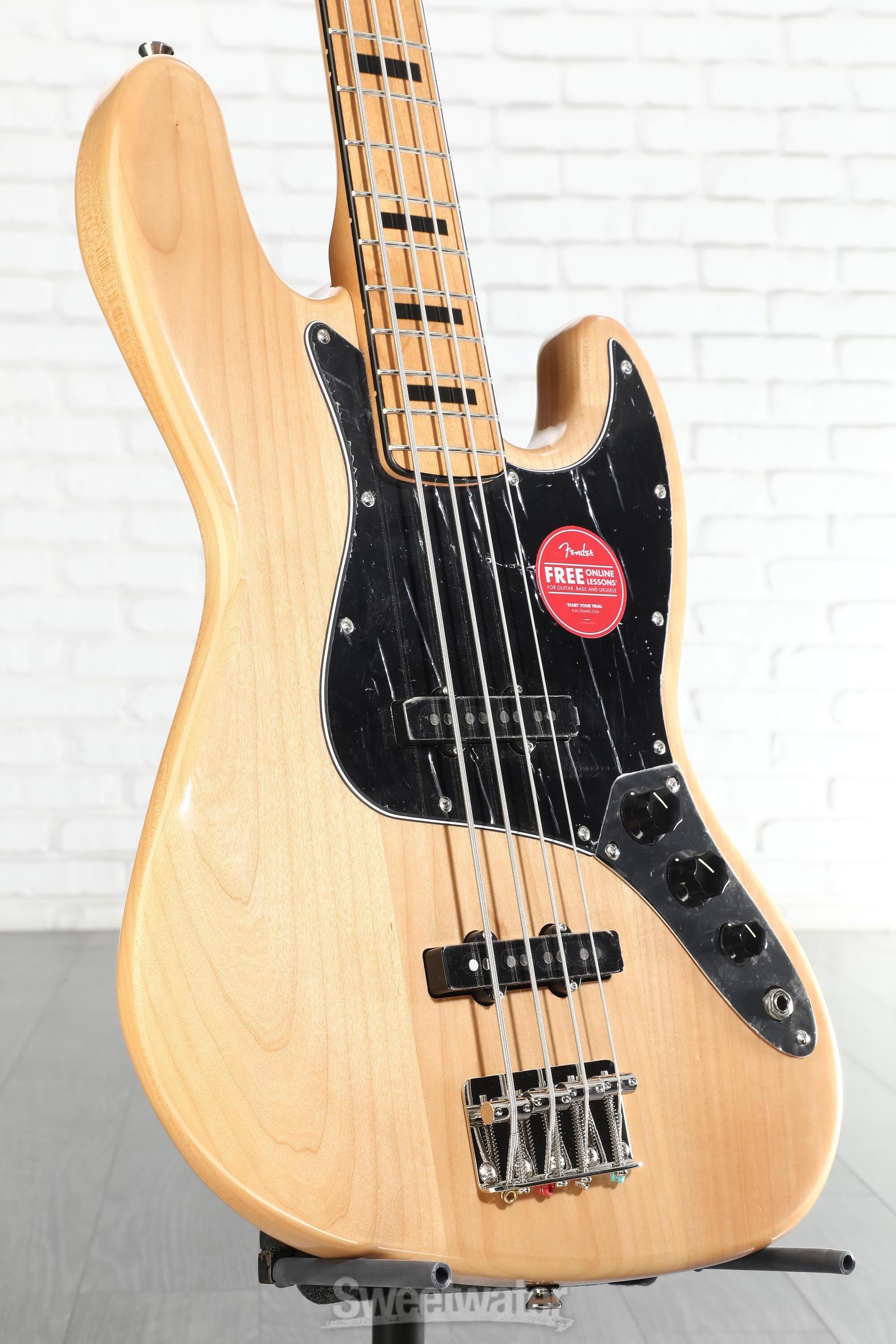 Squier Classic Vibe '70s Jazz Bass - Natural | Sweetwater