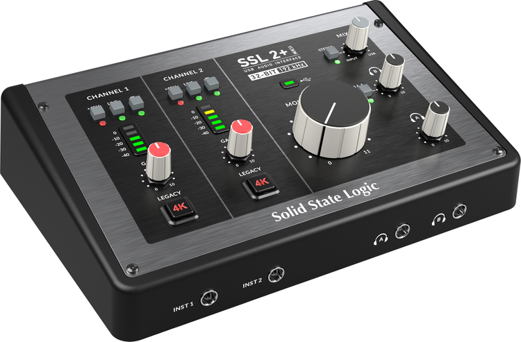 Solid State Logic SSL2+ MKII 2 x 4 USB-C Audio Interface with ATH  