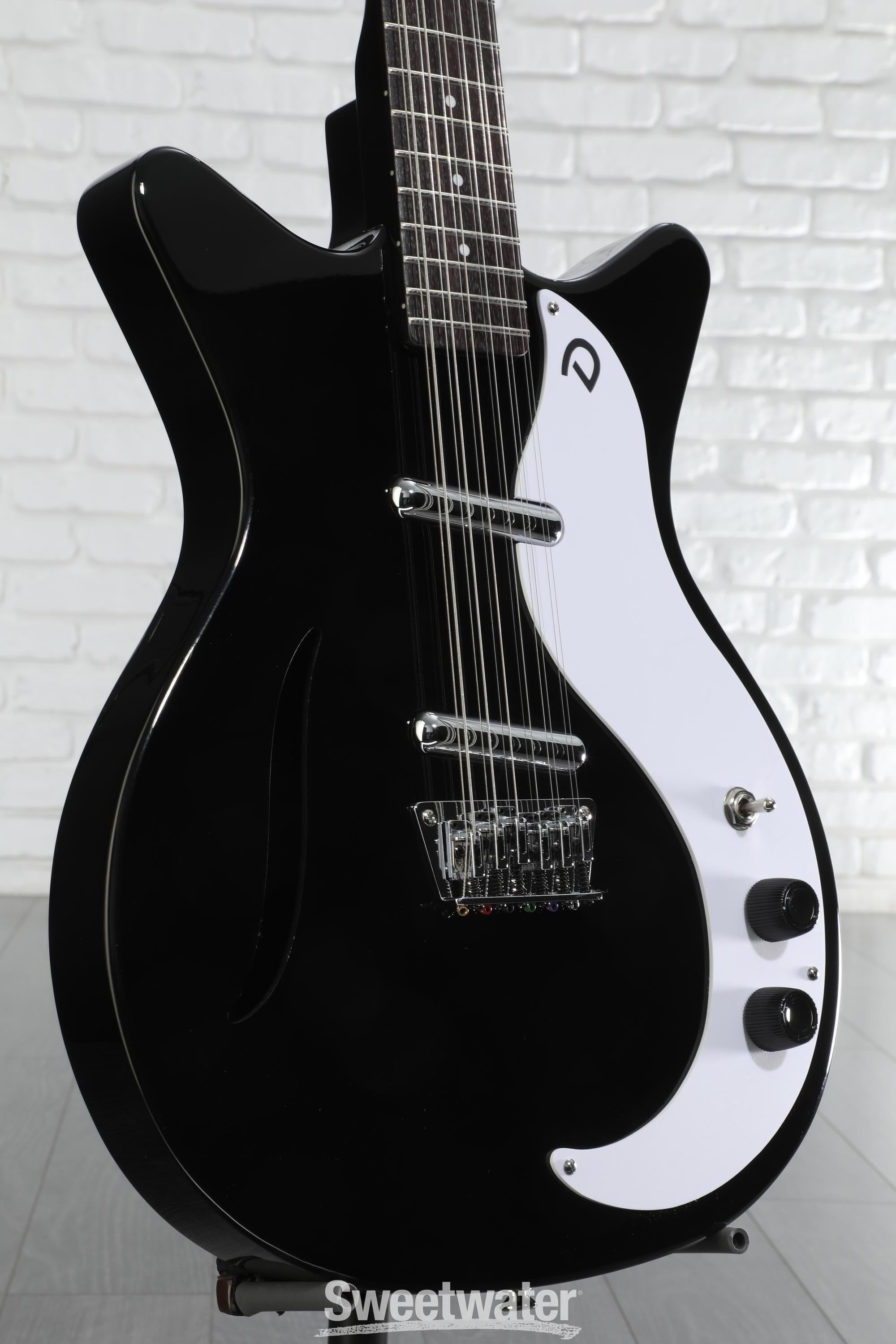 Danelectro Vintage 12 String Electric Guitar - Black