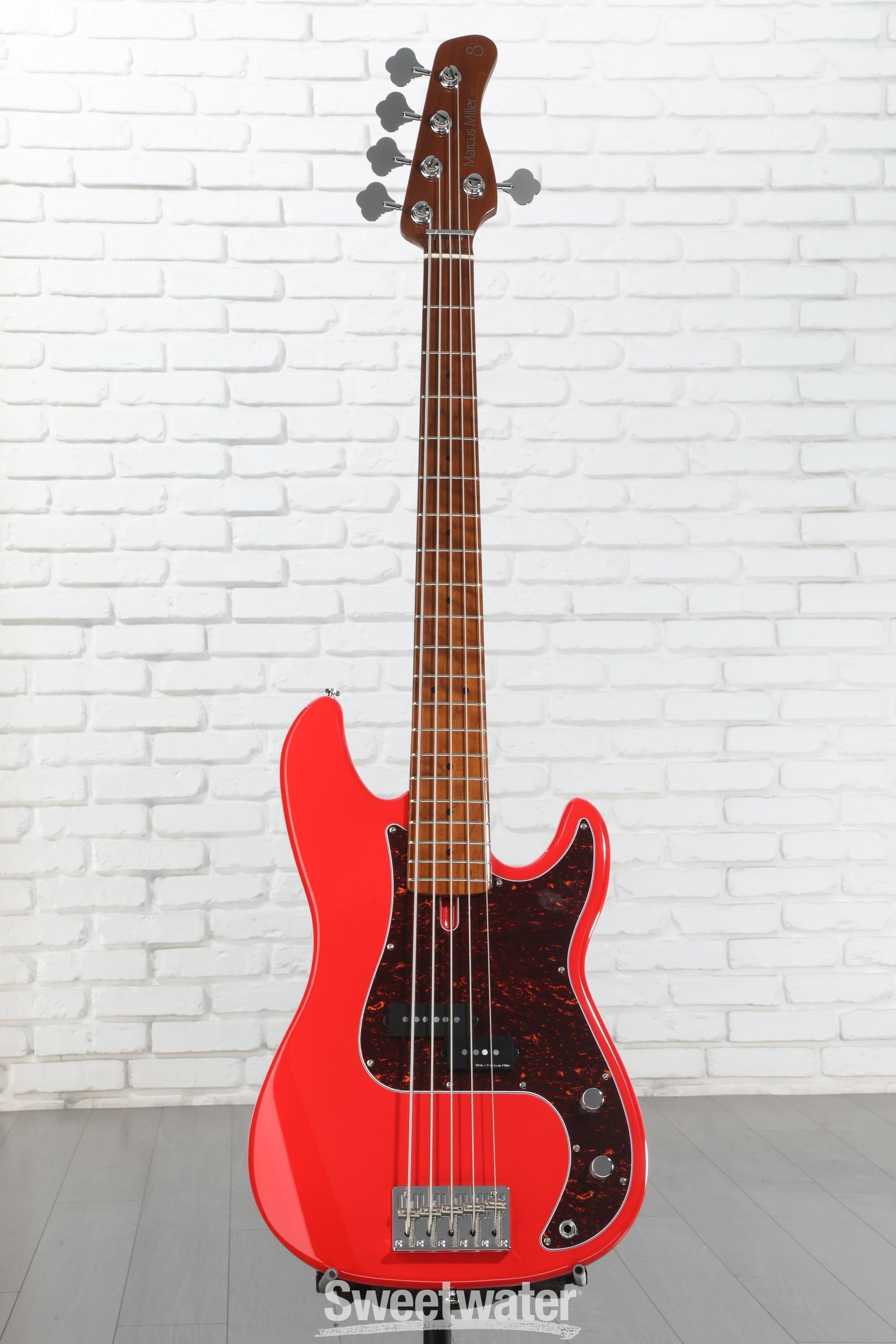 Sire Marcus Miller P5 Alder 5-string Bass Guitar - Red | Sweetwater