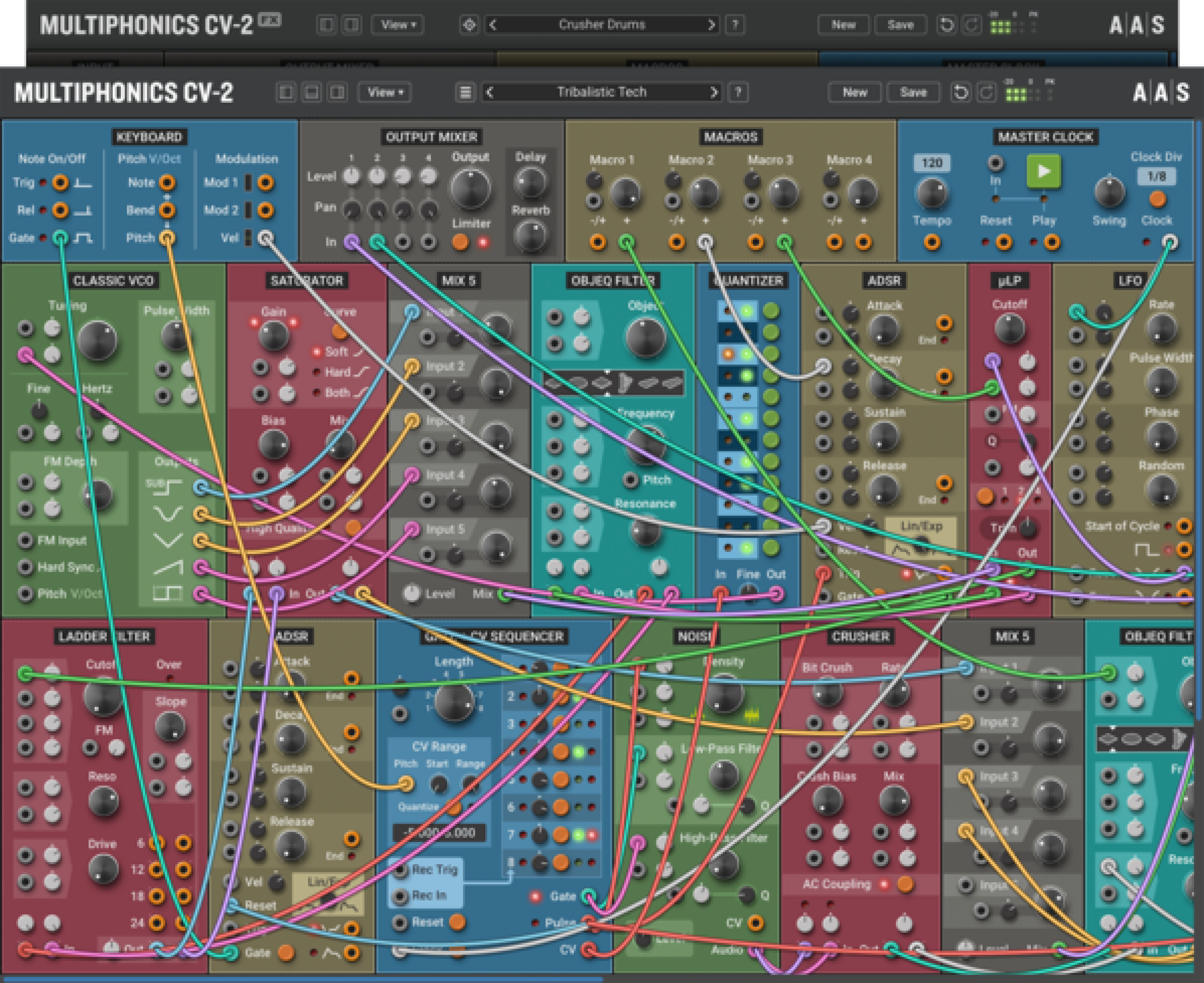 Applied Acoustics Systems Multiphonics CV 2.1 Modular Synthesizer