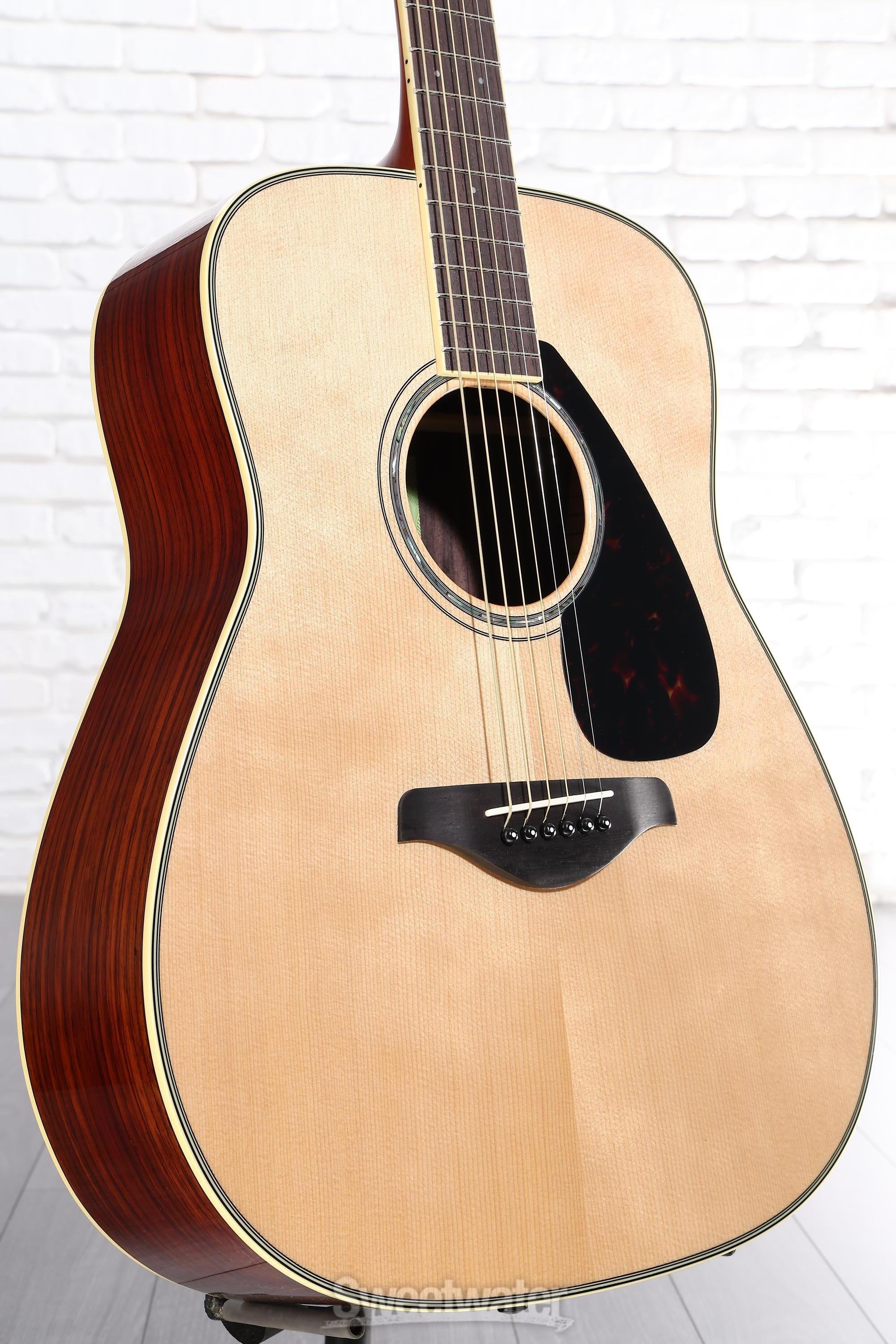 Photo of Yamaha FG830 Dreadnought Acoustic Guitar - Natural