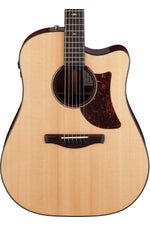 Photo of Ibanez AAD400CELGS Advanced Platinum Collection Acoustic-Electric Guitar - Natural Low Gloss