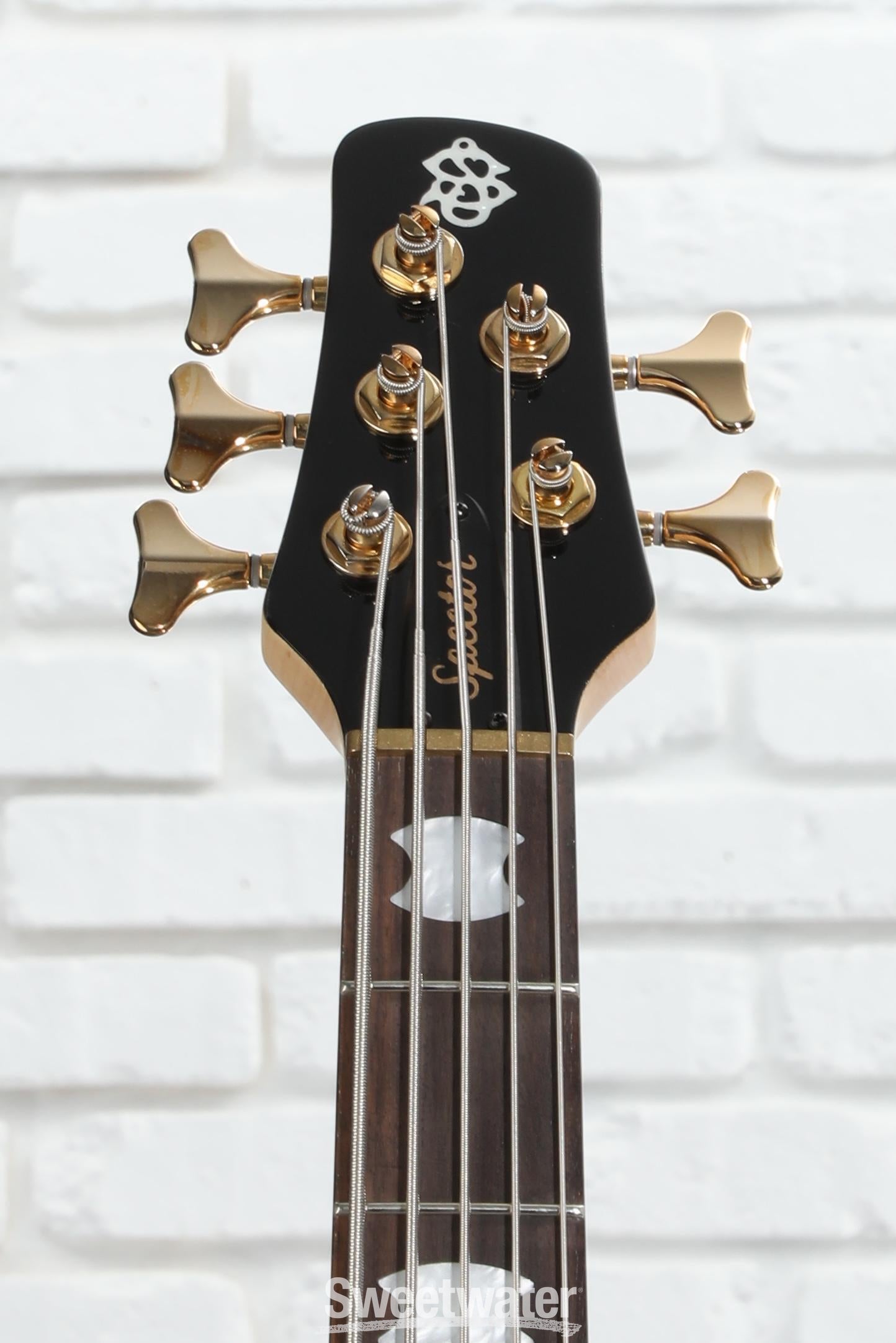 Spector Icon NS-5 5-string Electric Bass Guitar - White Gloss