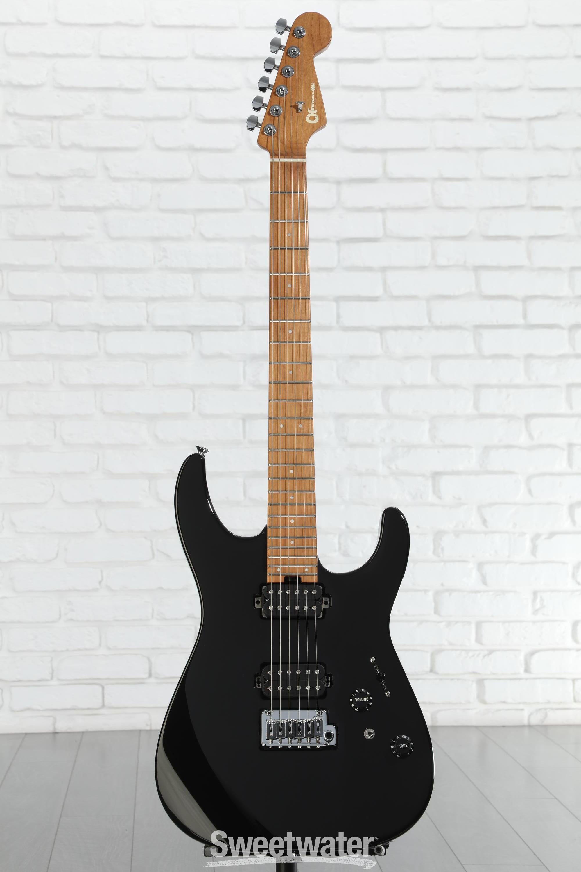 Charvel Pro-Mod DK24 HH 2PT CM グロスブラック Charvel Pro-Mod DK24 HH 2PT Electric Guitar - Gloss Black