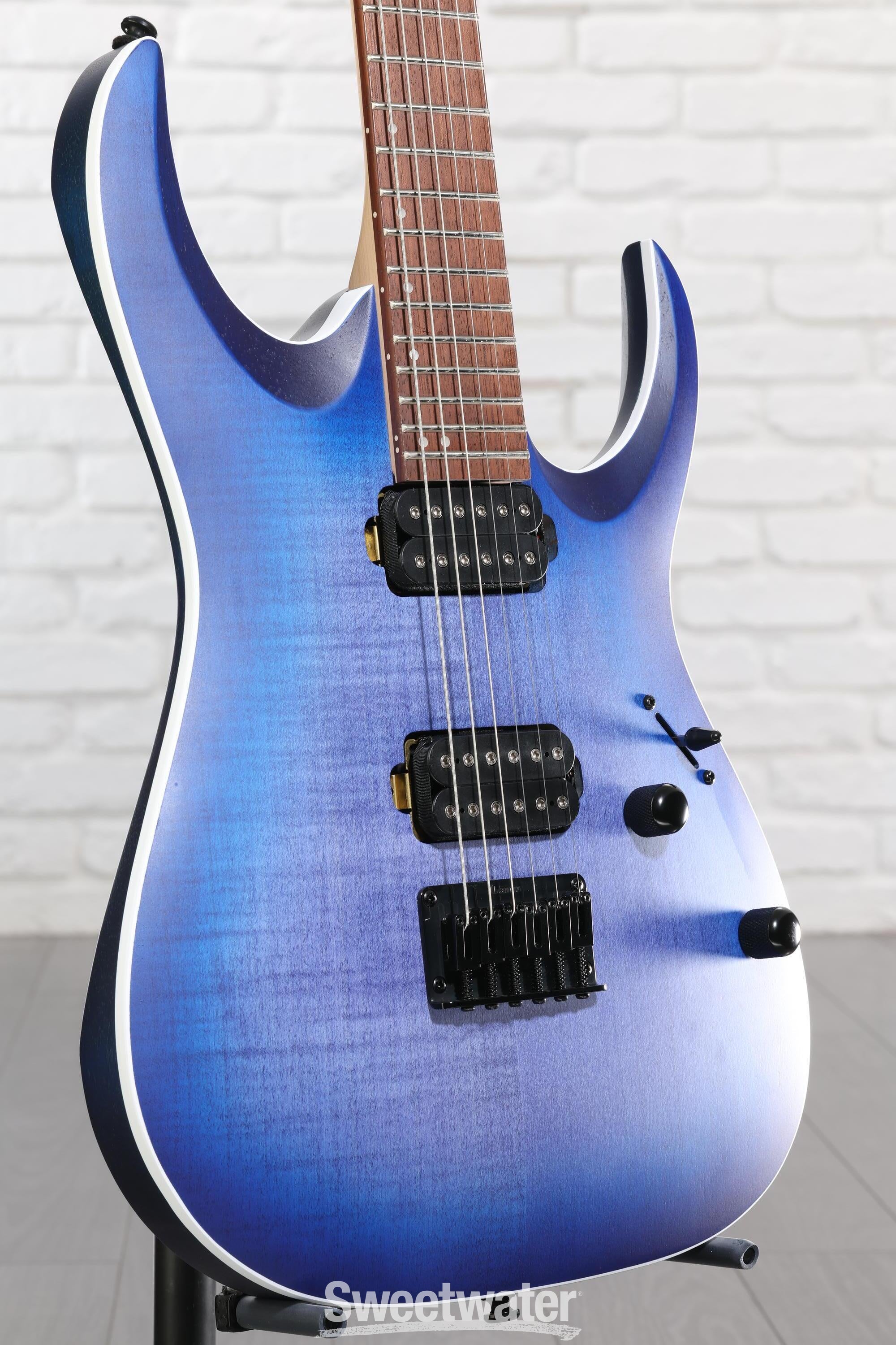 Ibanez RGA42FM - Blue Lagoon Burst Flat | Sweetwater
