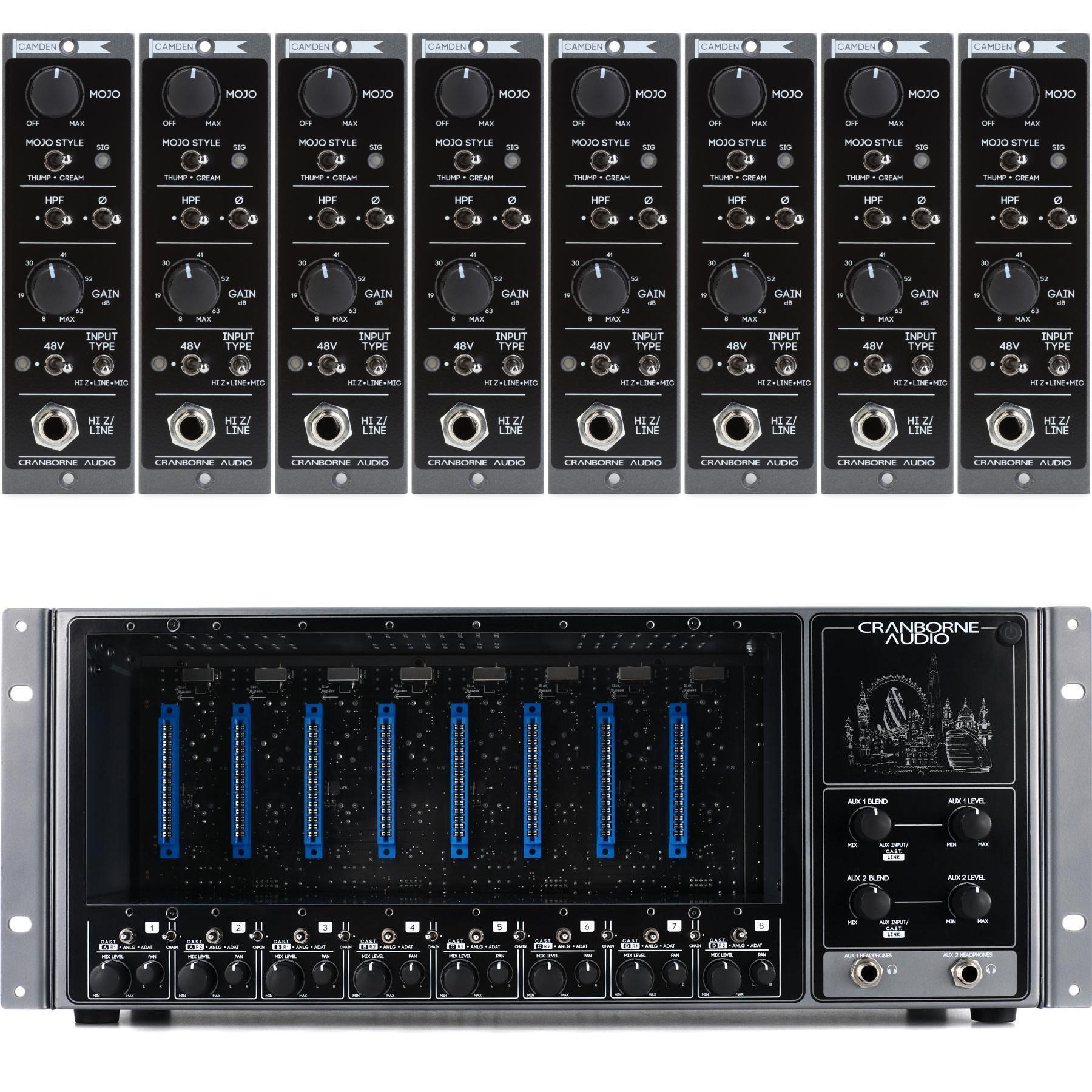 Cranborne Audio Camden 500 Series Microphone Preamp 8 Channel ADAT