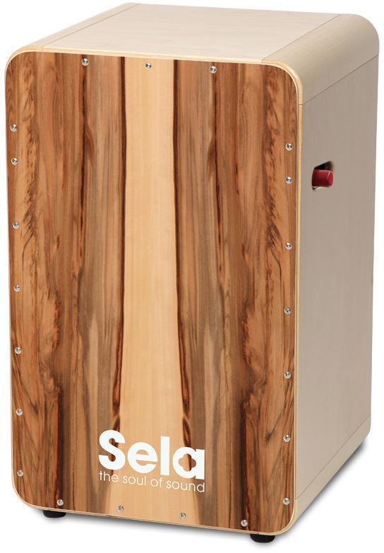 Sela CaSela Pro Snare Cajon - Satin Nut | Sweetwater