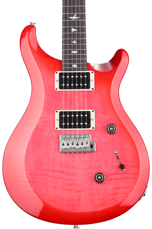 PRS S2 Custom 24 ギター PRS S2 Custom 24 Flame Top Electric Guitar, Faded Gray Black