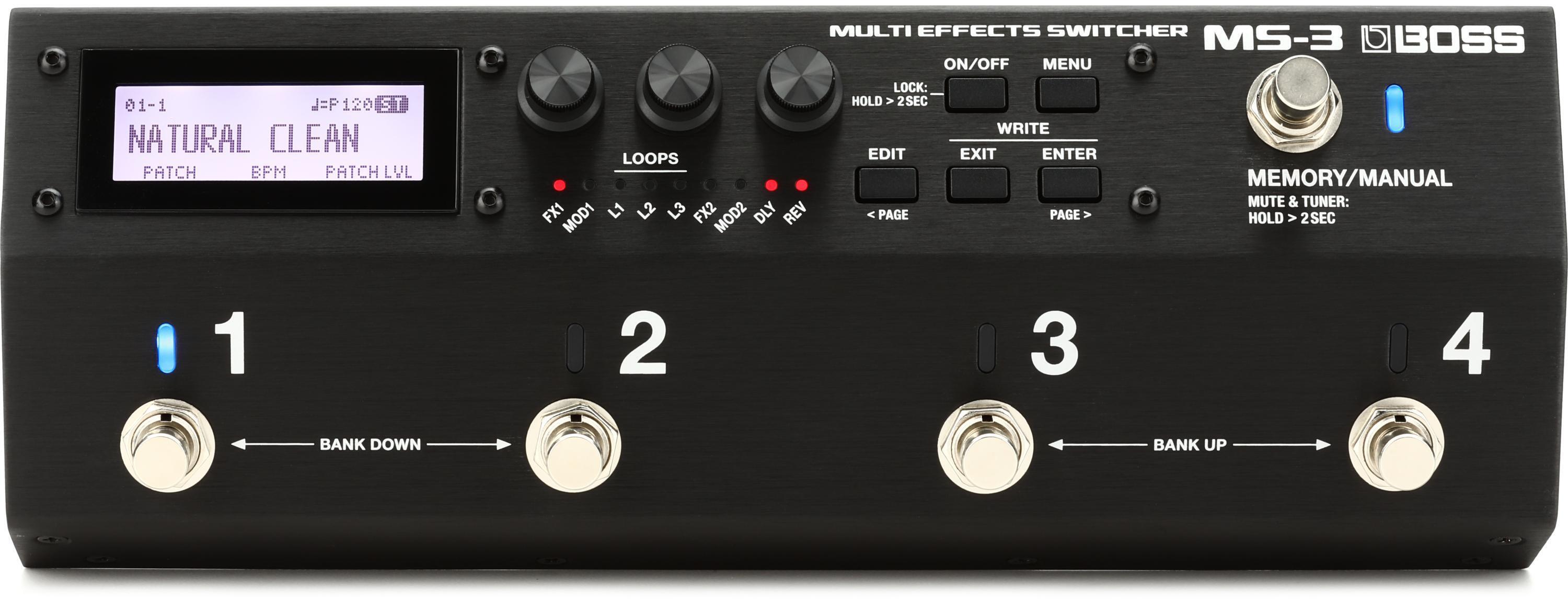 BOSS MS-3/EV-30セット(マルチ&エクスプレッションペダル)-