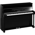 Photo of Yamaha b2 Acoustic Upright Piano - Polished Ebony with Chrome Accents