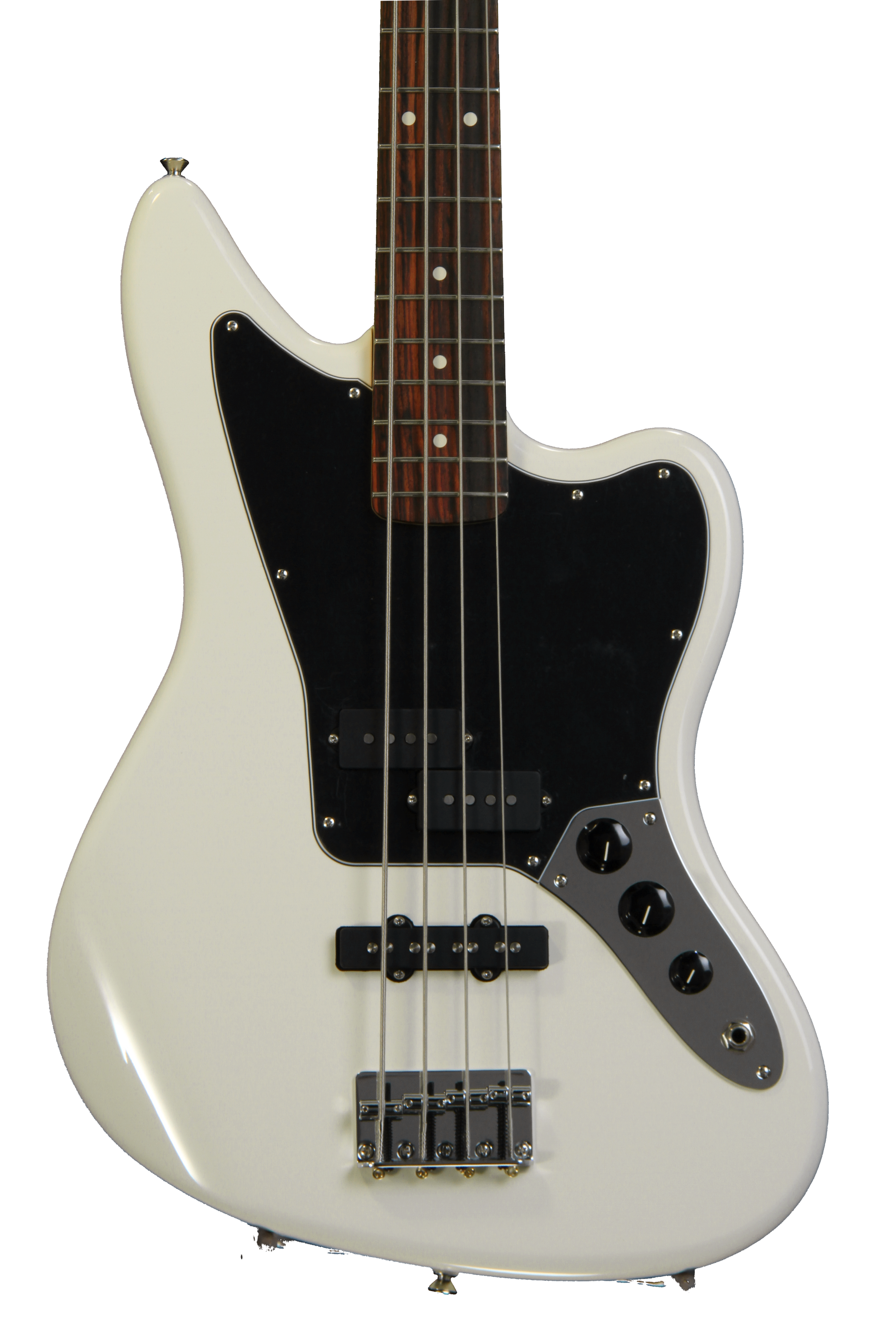 Fender Standard Jaguar Bass - Olympic White with Rosewood