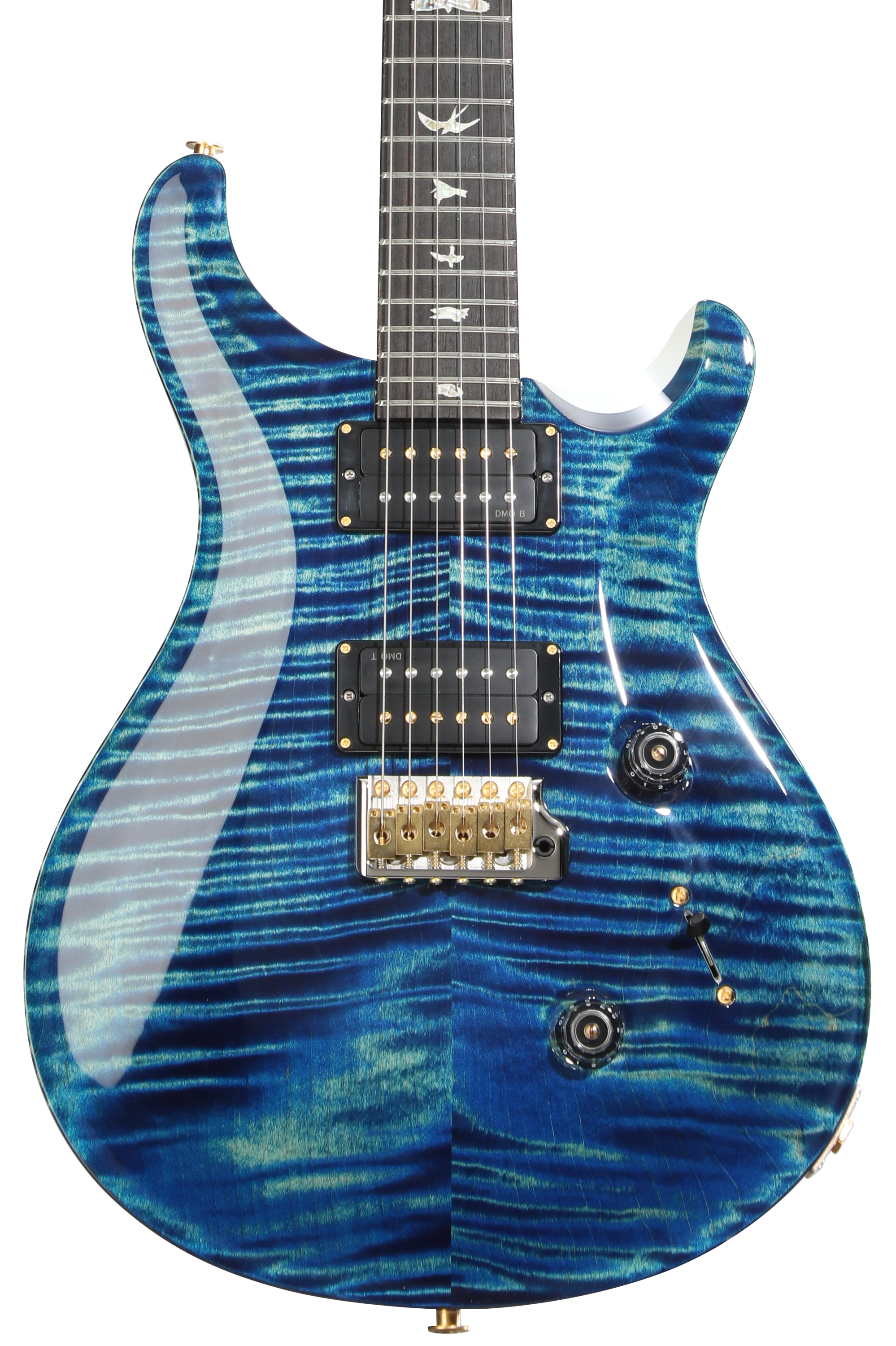 PRS Custom 24 10-Top Electric Guitar - Charcoal Burst | Sweetwater