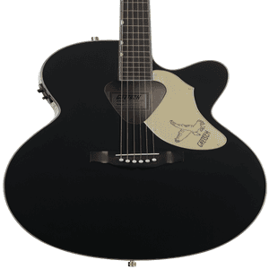 Gretsch G5022CBFE Rancher Falcon Jumbo Cutaway Acoustic-Electric Guitar -  Black