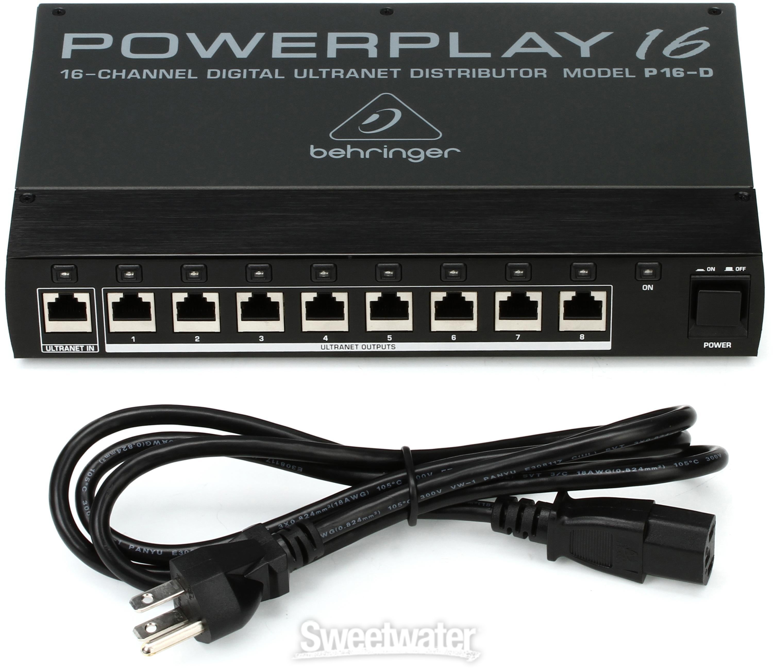 ベリンガー 重たく BEHRINGER P16-D POWERPLAY ディストリビューター