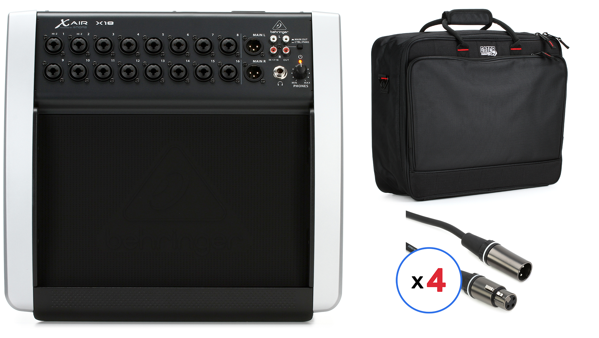 BEHRINGER X AIR XR16 + GATORケース BEHRINGER X AIR XR16 + GATORケース
