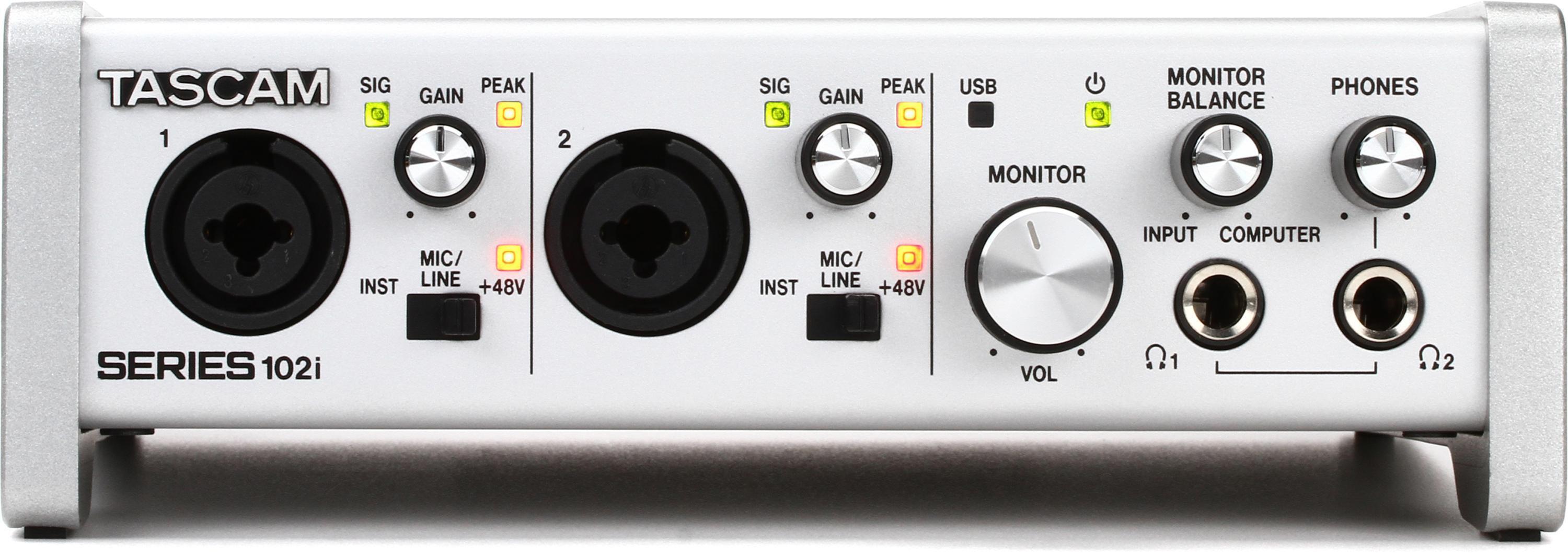 Series 102i USB Audio & MIDI Interface - Sweetwater