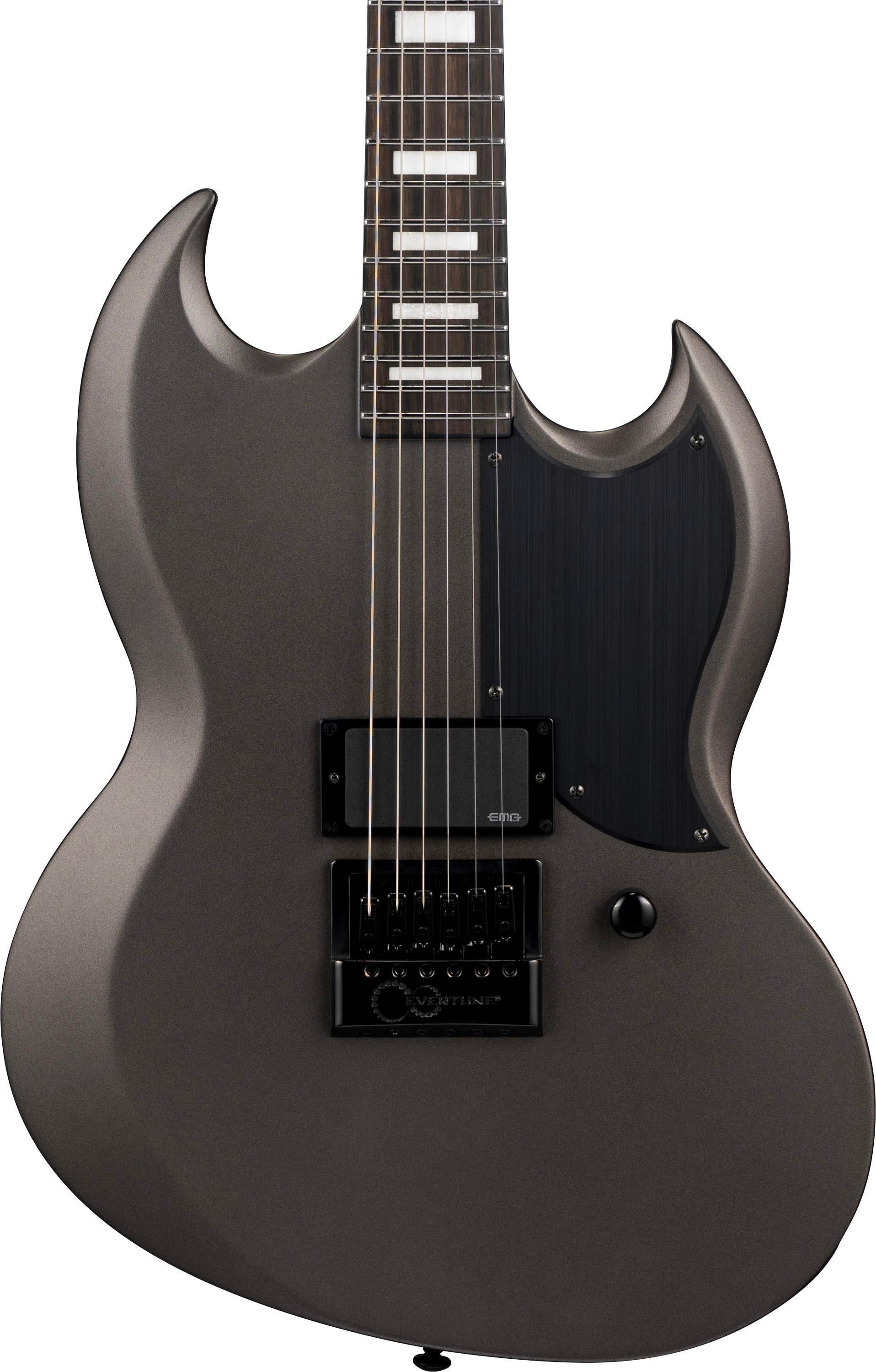ESP LTD Viper-1001 ET Electric Guitar - Charcoal Metallic Satin
