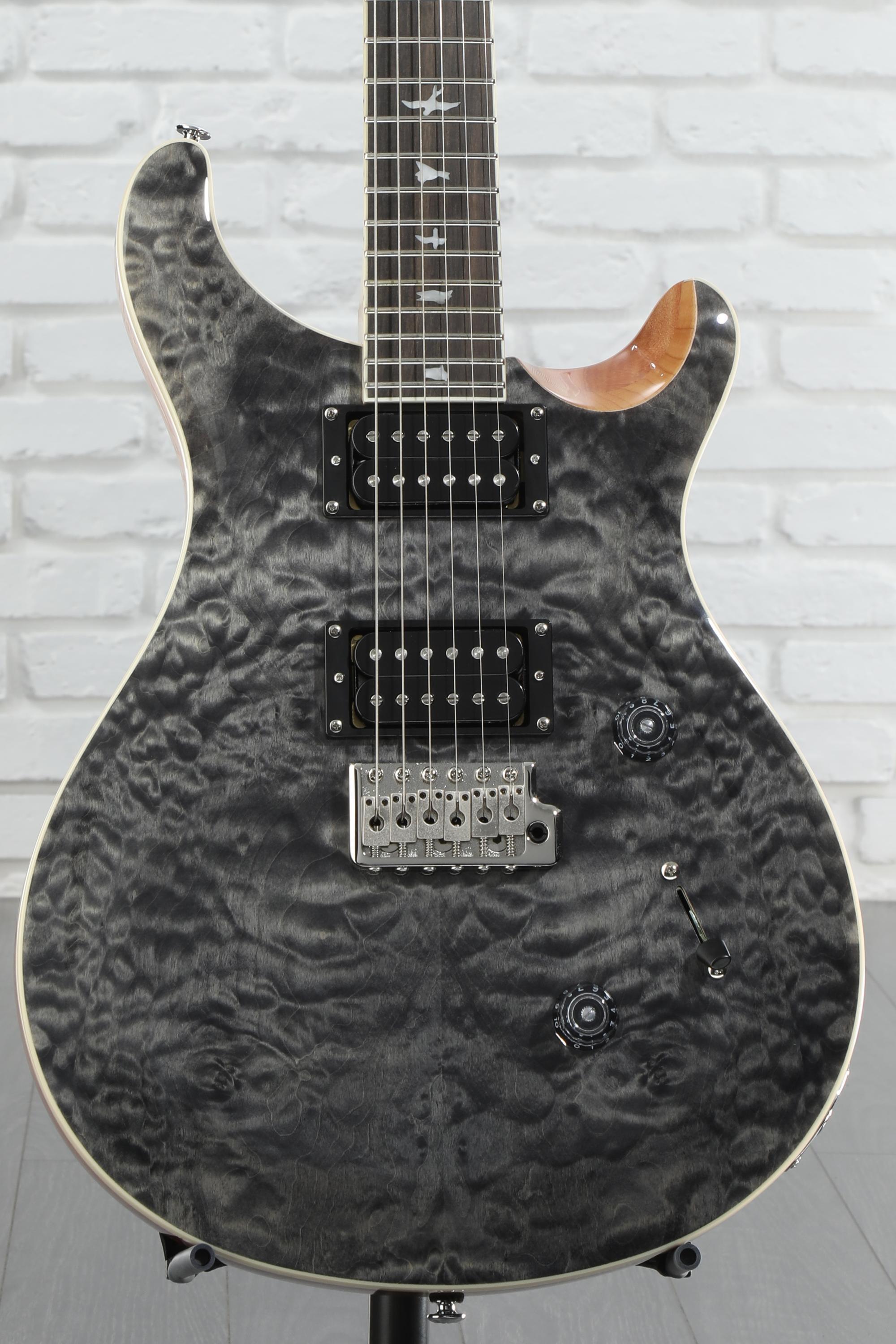 PRS SE Custom 24 Electric Guitar - Quilt Charcoal