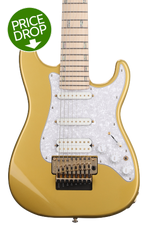 Photo of ESP LTD JRV-8FR Javier Reyes Signature 8-string Electric Guitar - Metallic Gold