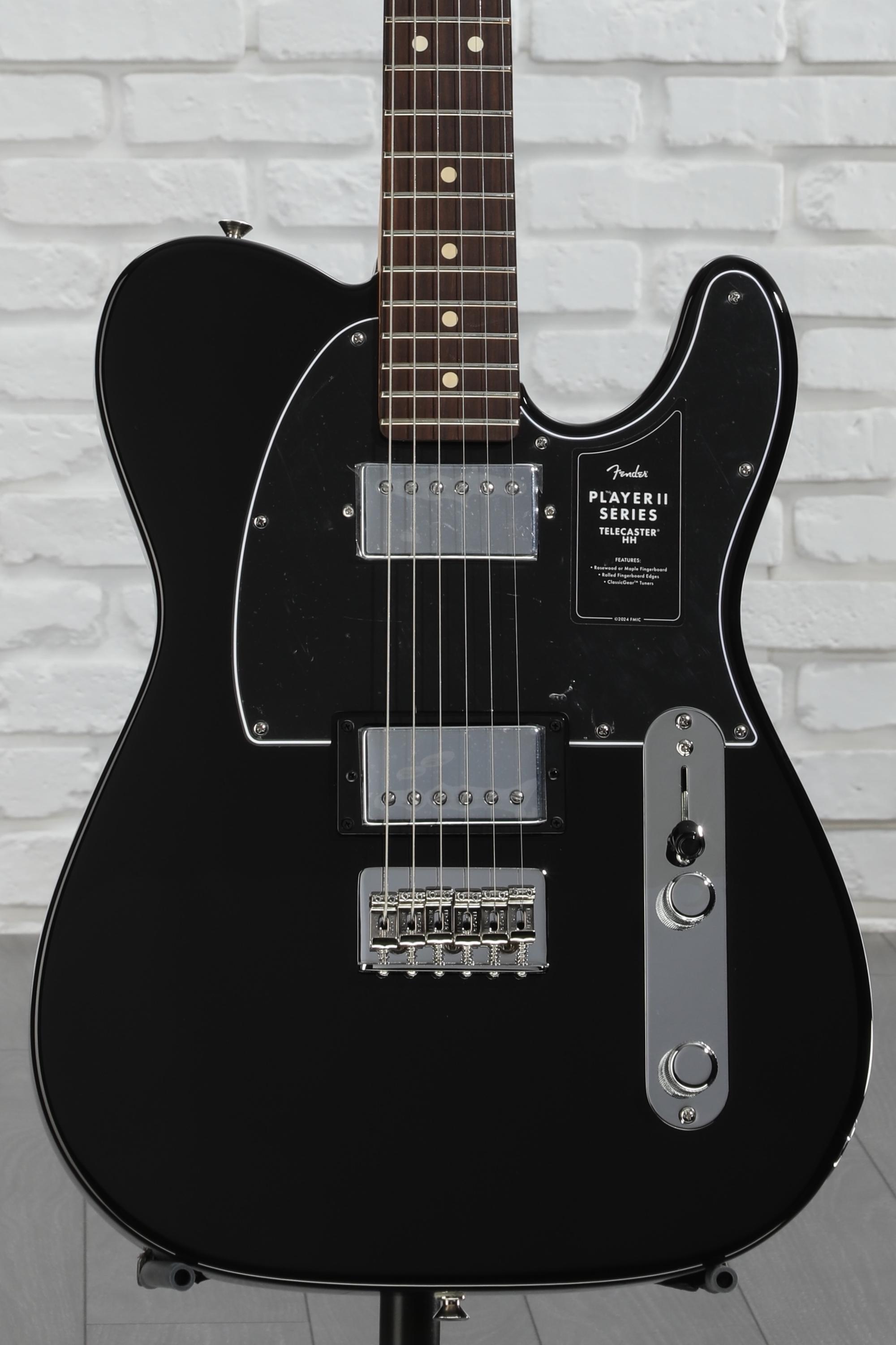 ギター Fender Player II Telecaster Black Maple Fender Player II Telecaster Maple Fingerboard Electric