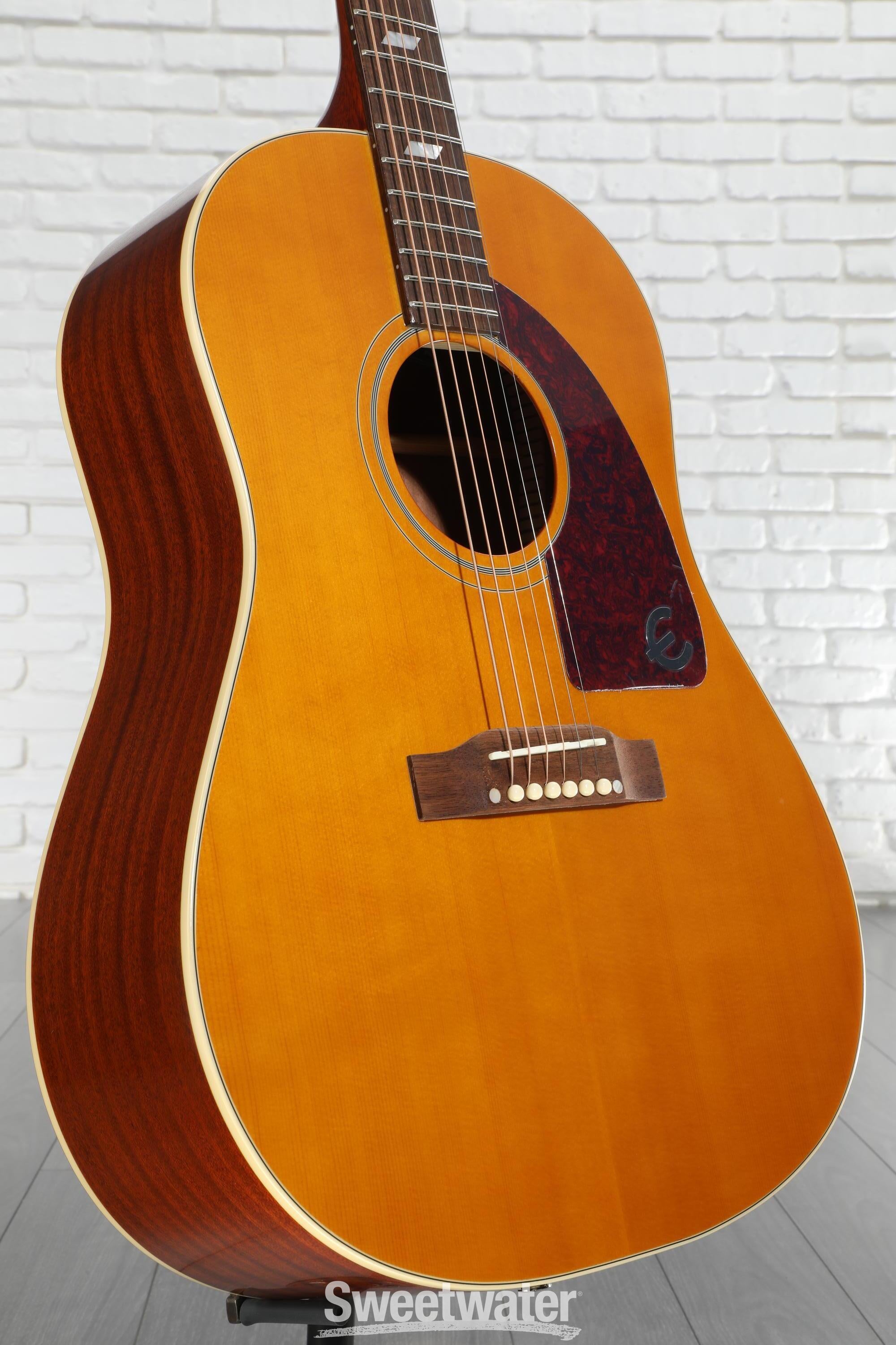 Epiphone Masterbilt Texan Acoustic-Electric Guitar - Antique