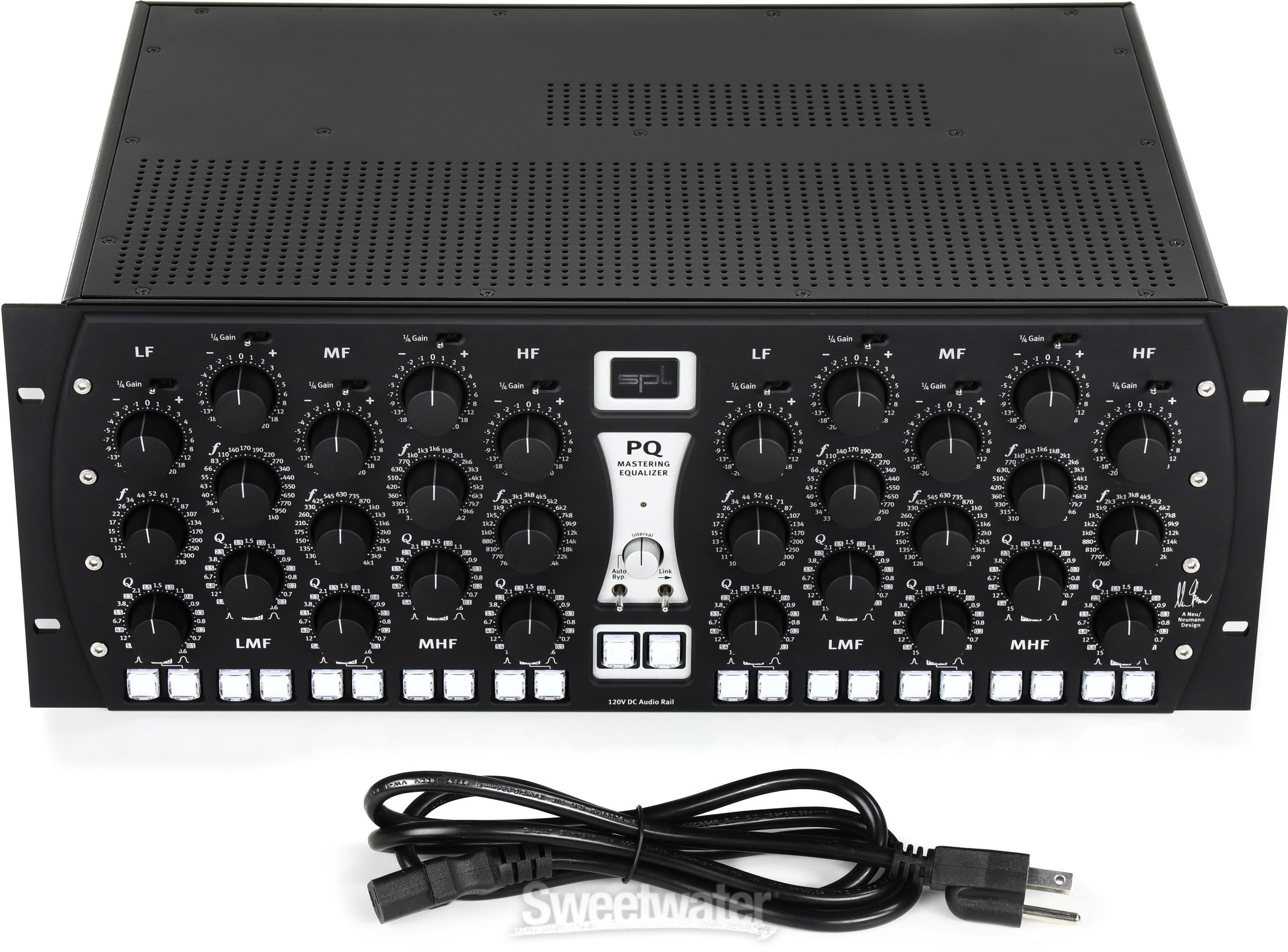 SPL PQ Mastering Equalizer - Black | Sweetwater SPL PQ Mastering Equalizer - Black | Sweetwater