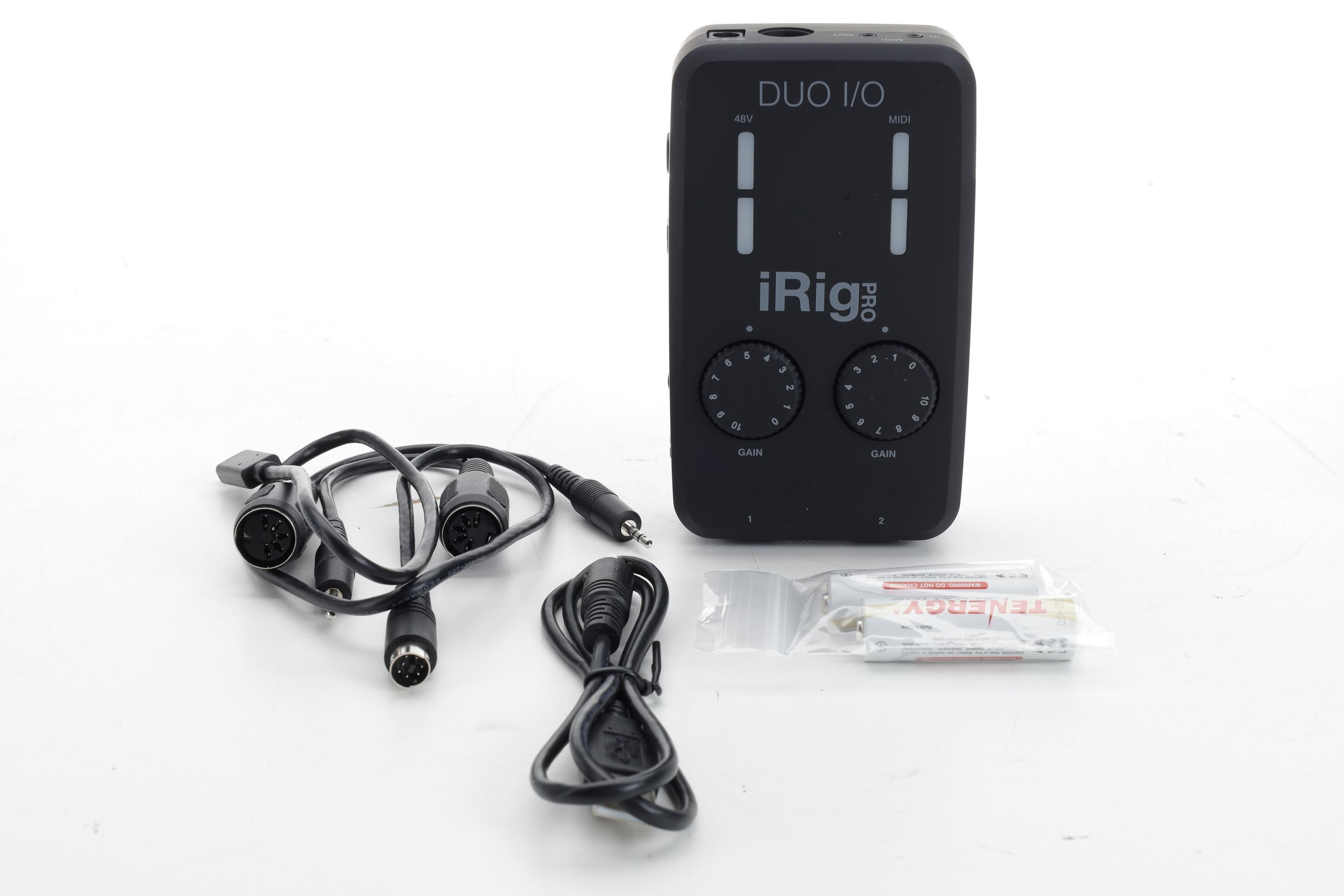 IK Multimedia iRig Pro Duo I/O 2-channel Audio/MIDI Interface for 