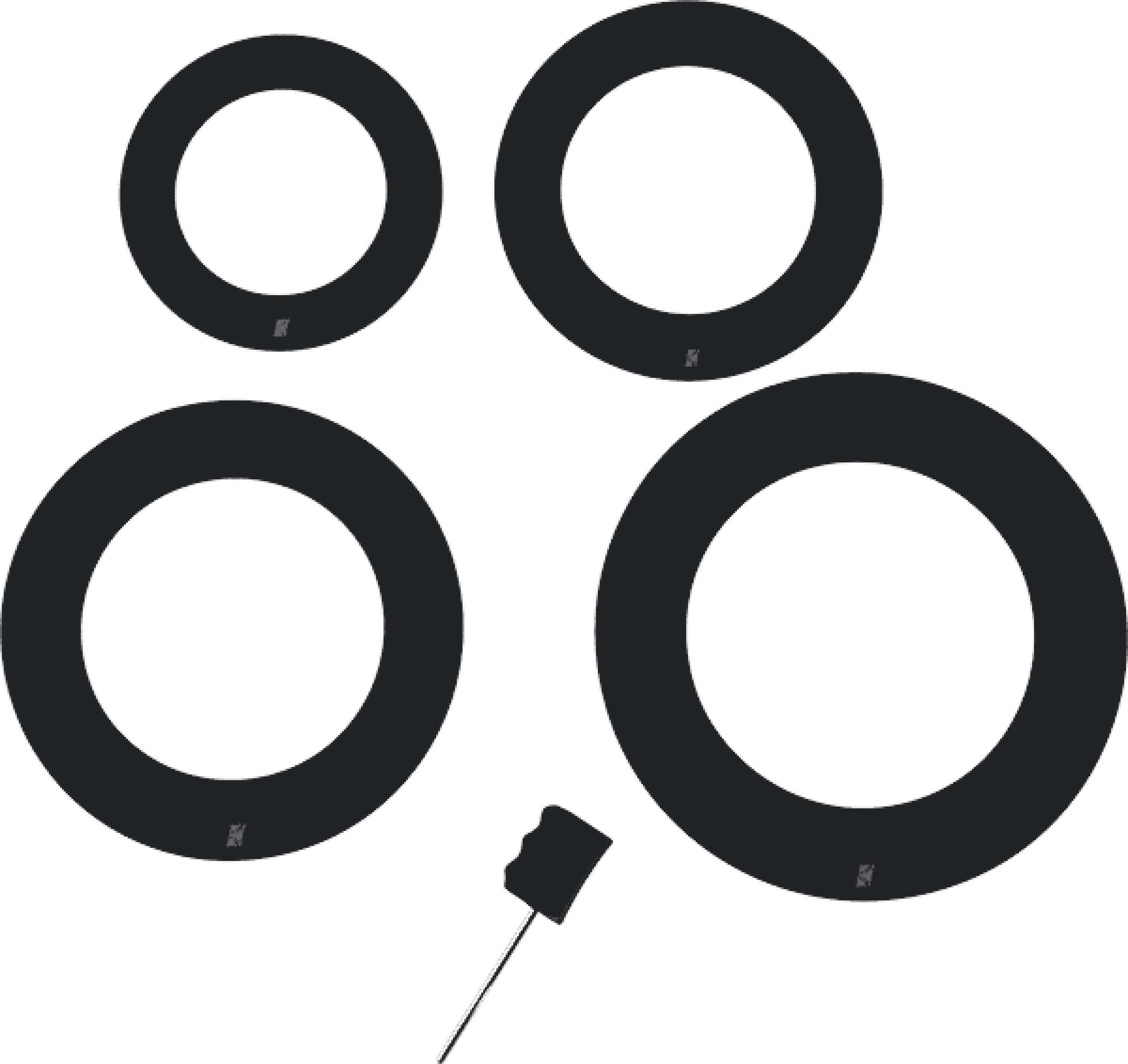 Tama Soft Sound Ring Set - 10, 12, 14, 16-inch