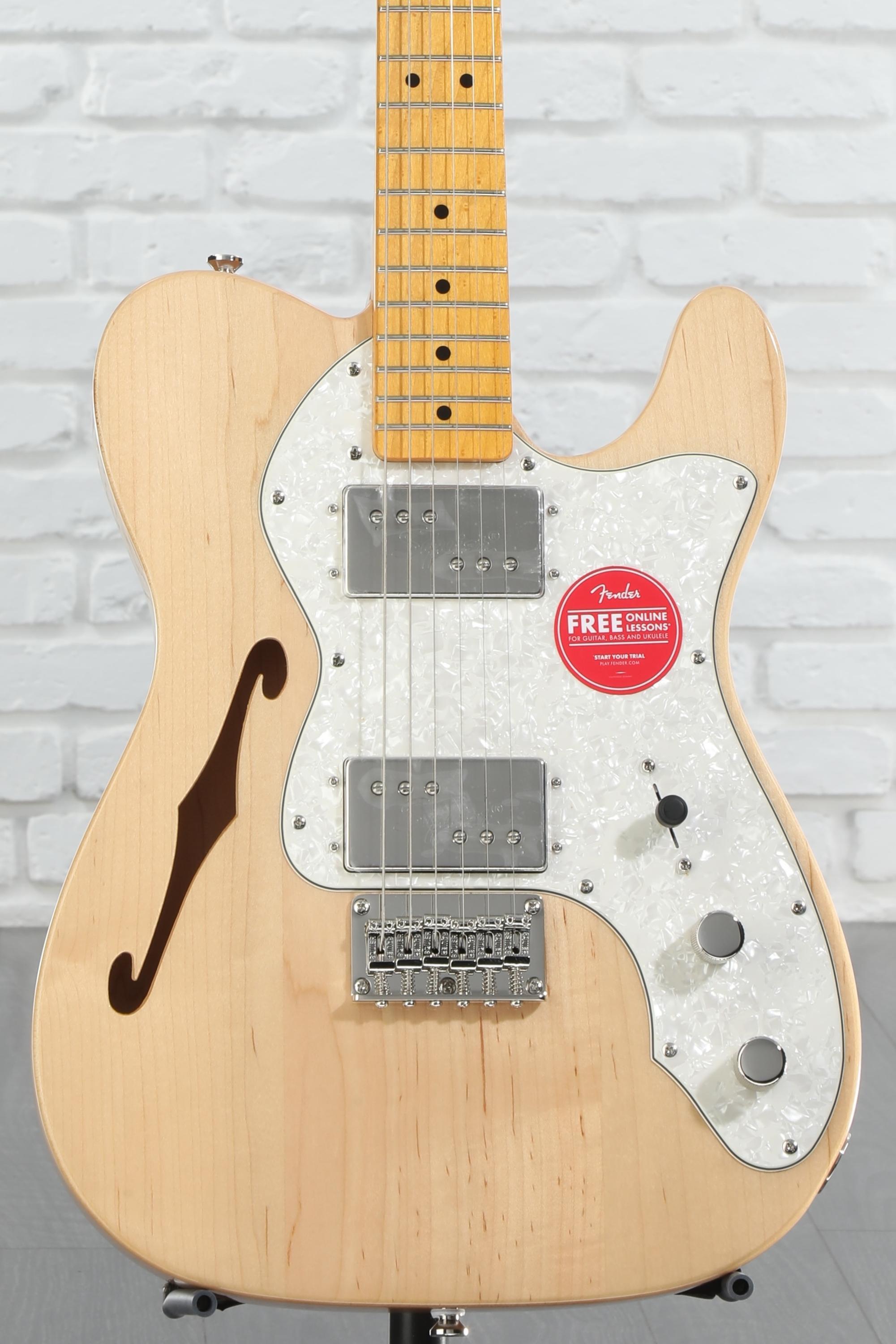 熱い販売 Squier Classic Vibe '70s Telecaster Thinline - Natural ギター